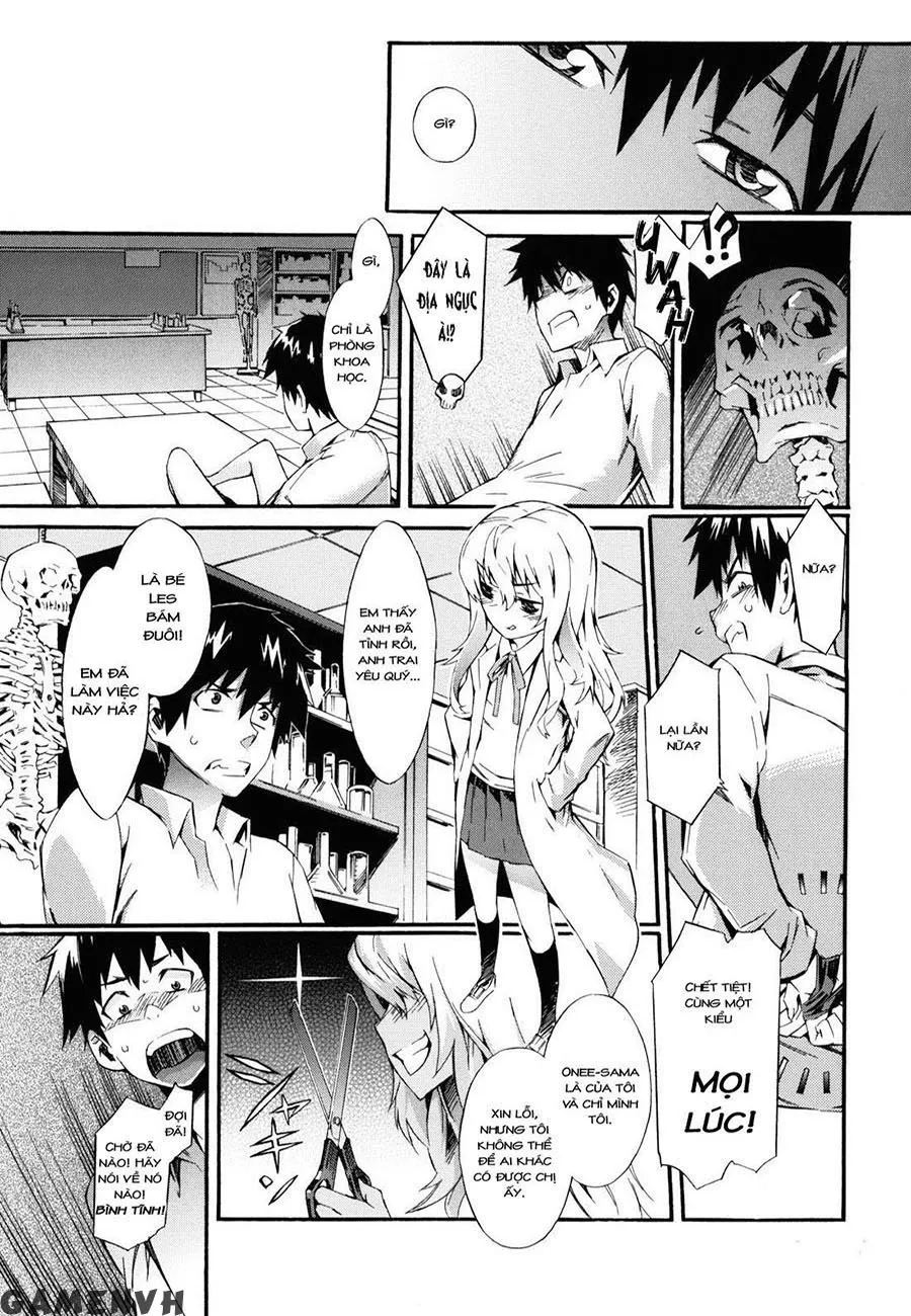 HentaiVN.net - Ảnh 9 - Keep It A Secret From My Sister Of Course [Touzen Imouto ni wa Naisho de] - Chap 4