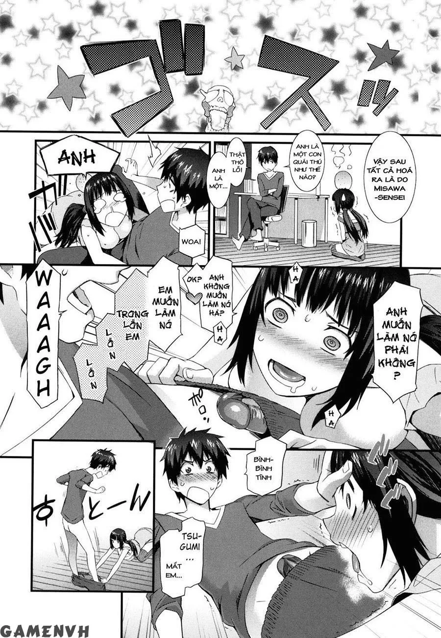 HentaiVN.net - Ảnh 8 - Keep It A Secret From My Sister Of Course [Touzen Imouto ni wa Naisho de] - Chap 9 - END