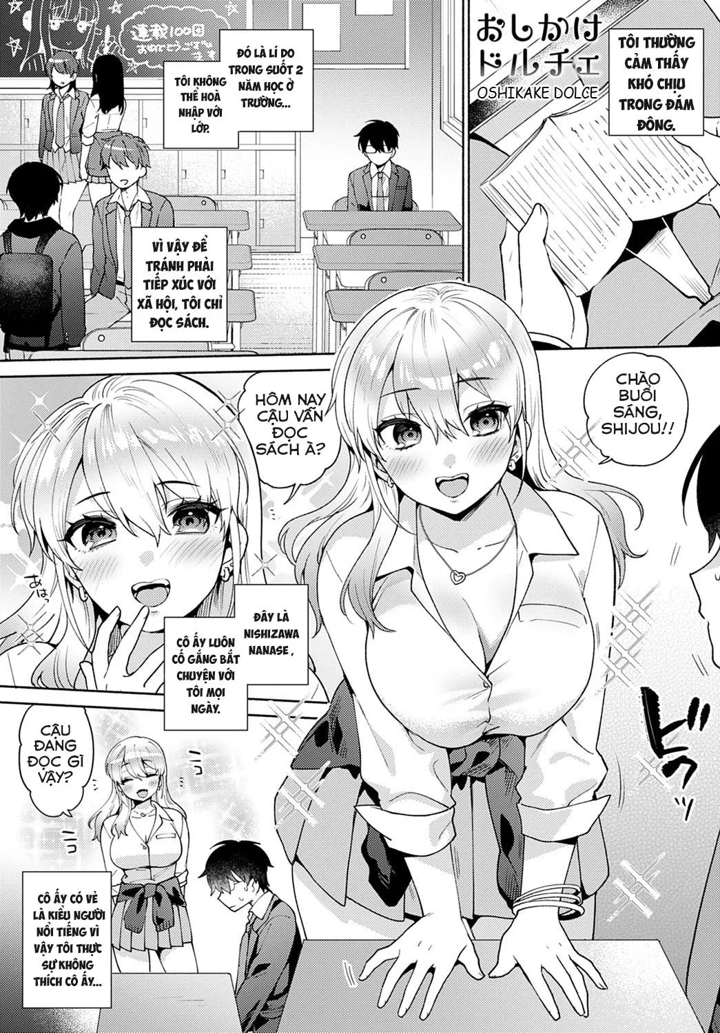 HentaiVN.net - Ảnh 3 - oshikake dolce - Chap 1