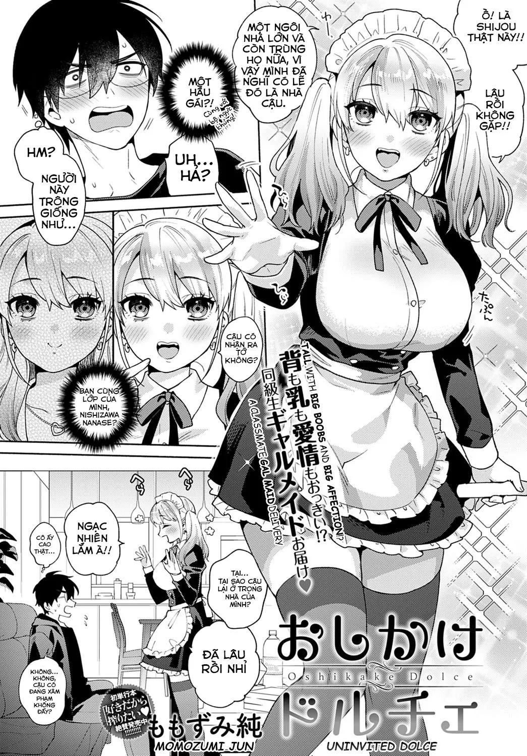 HentaiVN.net - Ảnh 6 - oshikake dolce - Chap 1