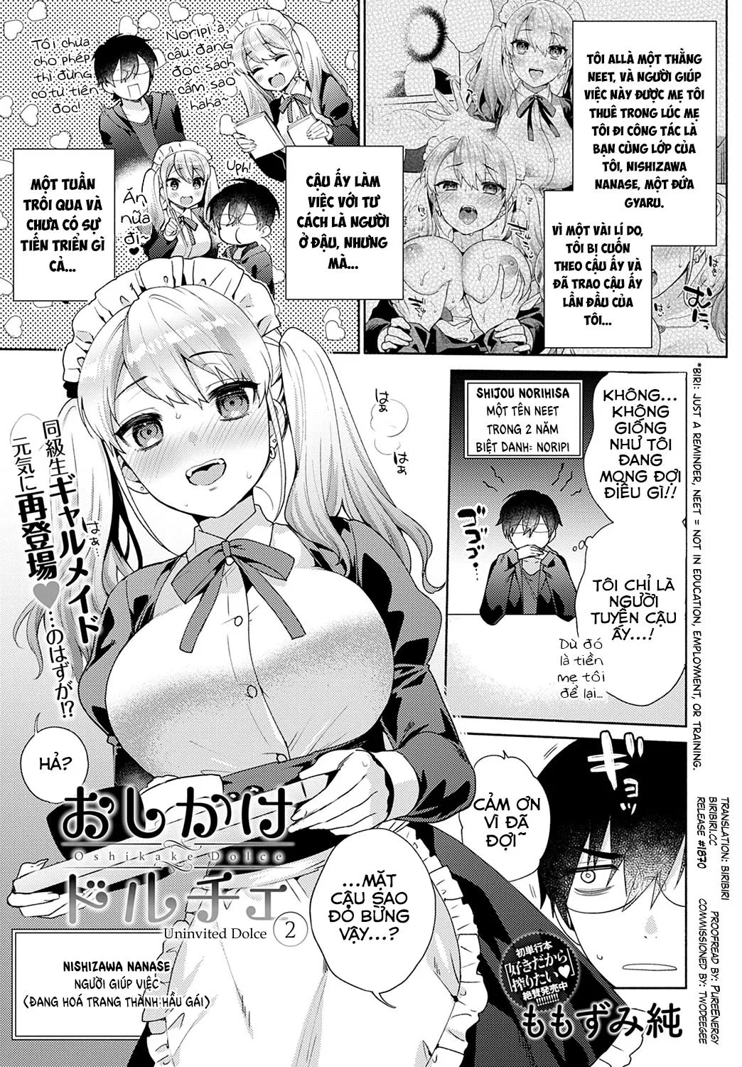 HentaiVN.net - Ảnh 3 - oshikake dolce - Chap 2