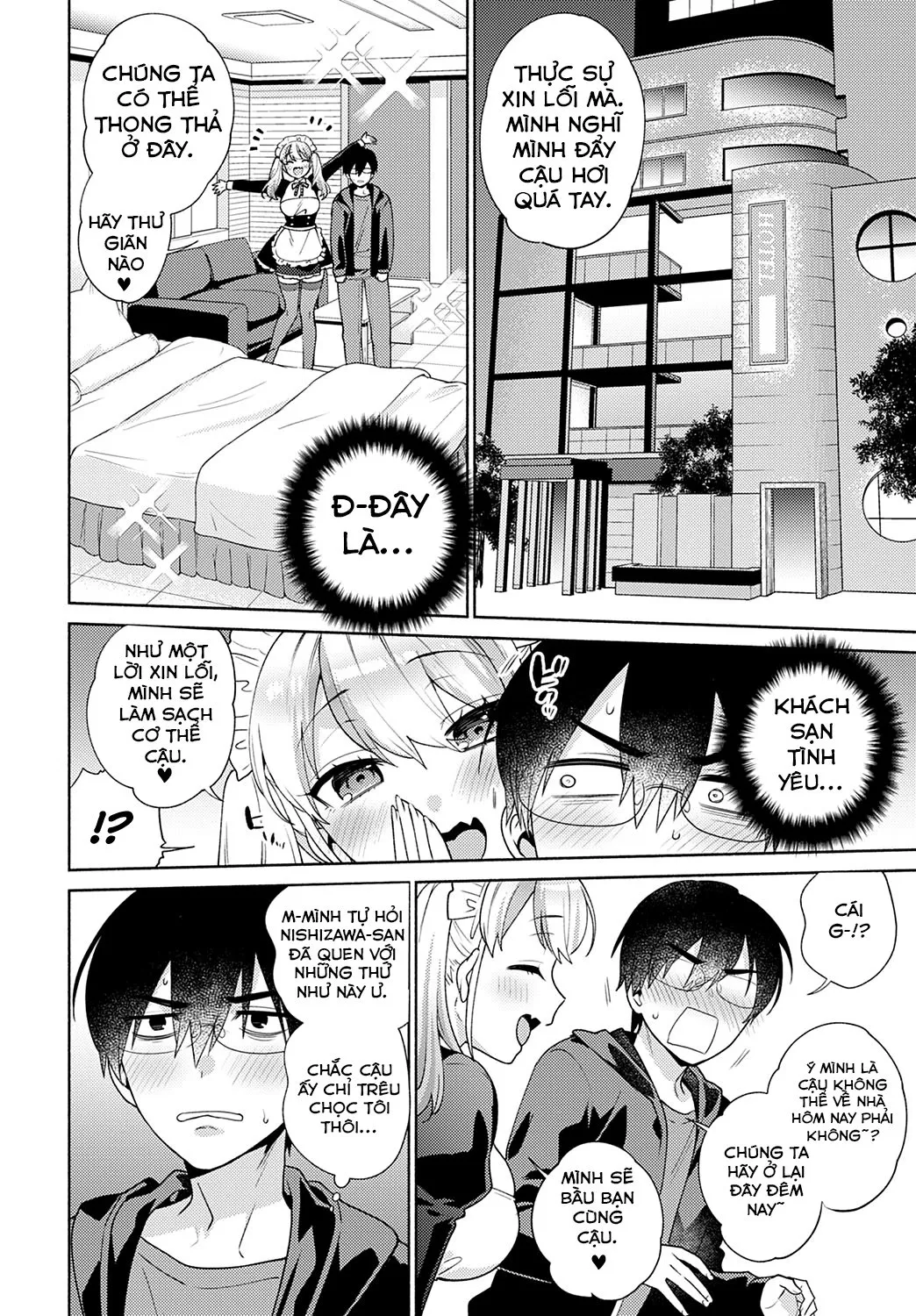 HentaiVN.net - Ảnh 10 - oshikake dolce - Chap 3