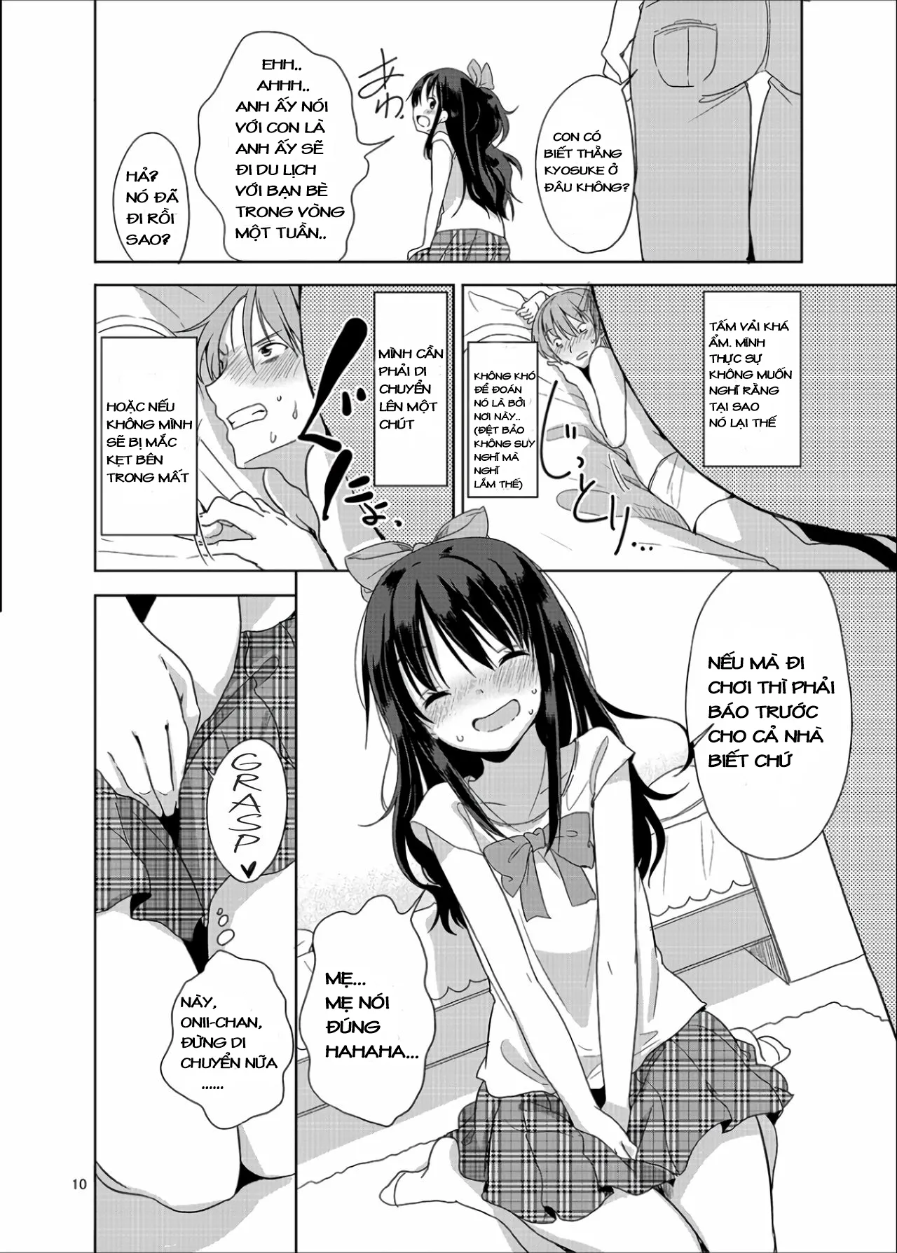 HentaiVN.net - Ảnh 10 - Những ngày "chết ngợp" cùng với cô em gái bé nhỏ [Little Sister With Grande Everyday] - Chap 1