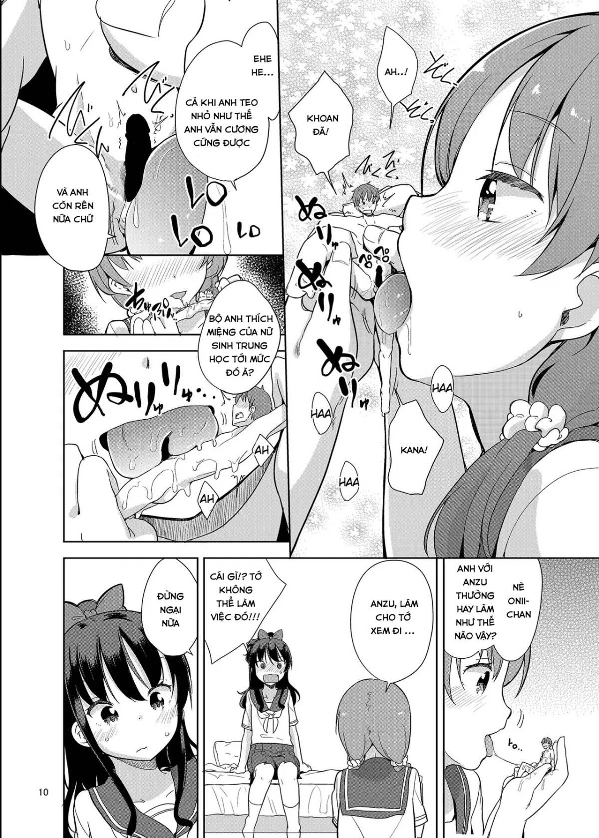 HentaiVN.net - Ảnh 11 - Những ngày "chết ngợp" cùng với cô em gái bé nhỏ [Little Sister With Grande Everyday] - Chap 2