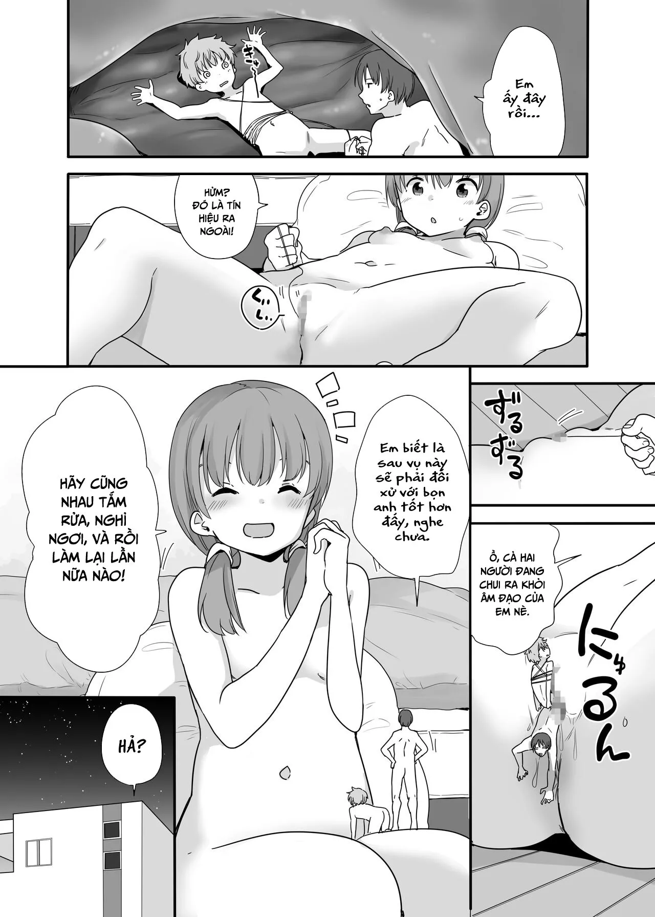 HentaiVN.net - Ảnh 24 - Những ngày "chết ngợp" cùng với cô em gái bé nhỏ [Little Sister With Grande Everyday] - Chap 3