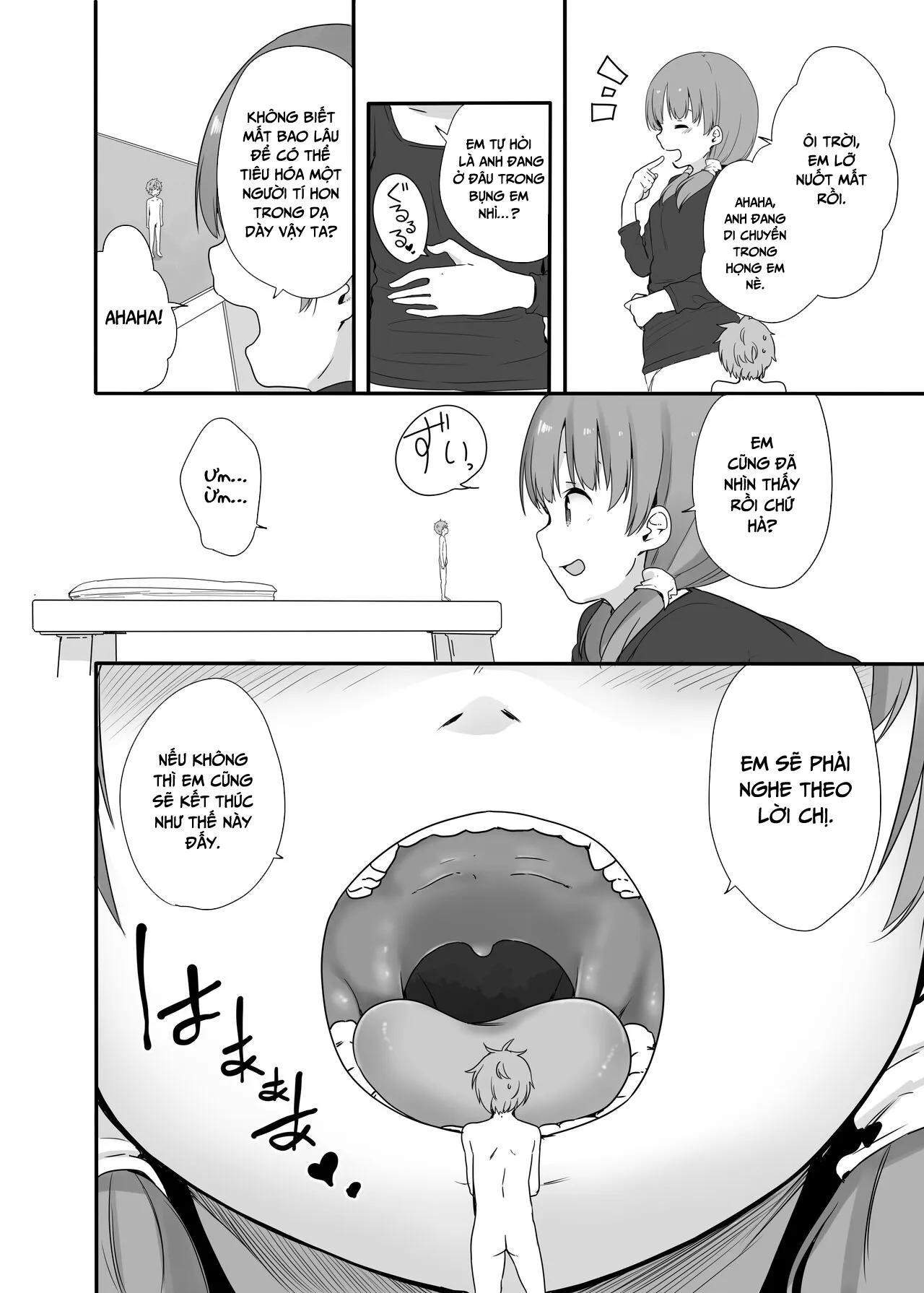 HentaiVN.net - Ảnh 8 - Những ngày "chết ngợp" cùng với cô em gái bé nhỏ [Little Sister With Grande Everyday] - Chap 3