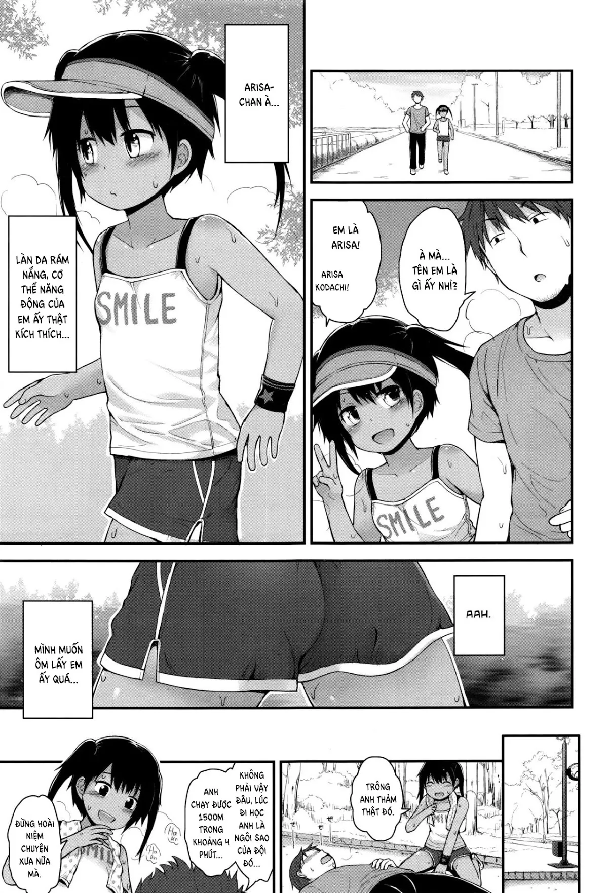HentaiVN.net - Ảnh 3 - Jogging Joji wa Muku [Jogging Grade Schoolers Are Pure] - Oneshot