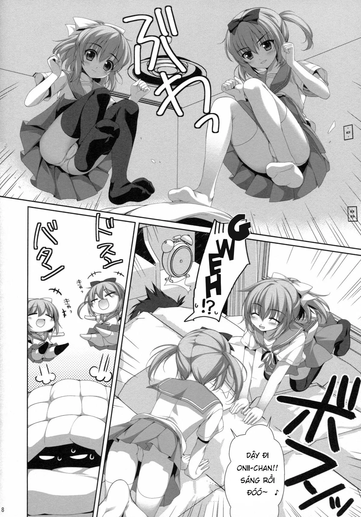 HentaiVN.net - Ảnh 5 - Ở cùng với hai cô em họ [Falling For My Twin Cousins; イトコの双子に堕とされた!?] - Yui và Sui