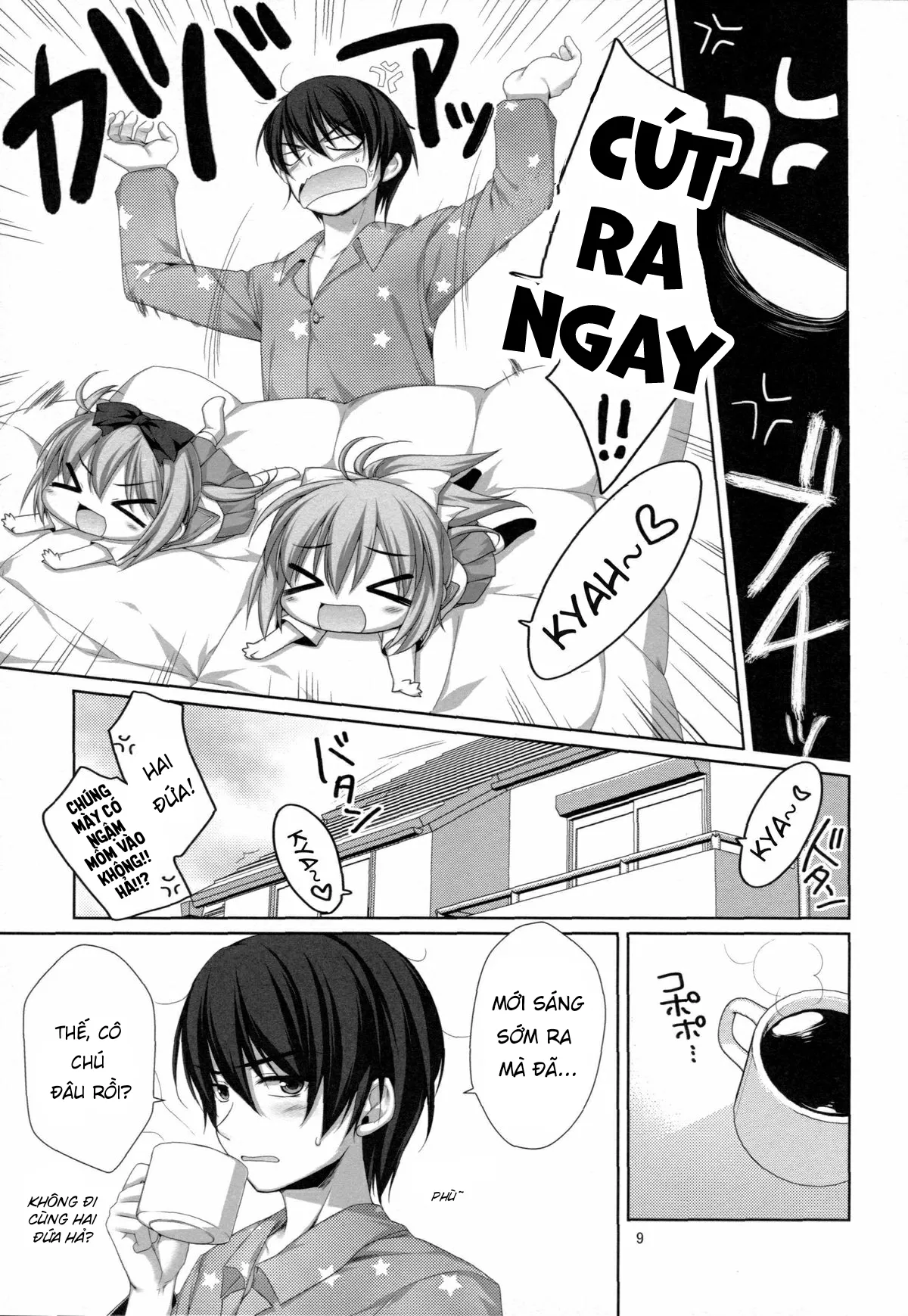 HentaiVN.net - Ảnh 6 - Ở cùng với hai cô em họ [Falling For My Twin Cousins; イトコの双子に堕とされた!?] - Yui và Sui