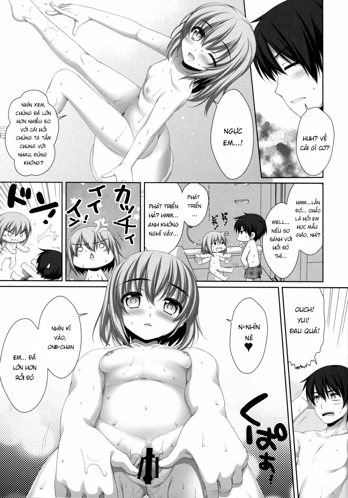 HentaiVN.net - Ảnh 15 - Ở cùng với hai cô em họ [Falling For My Twin Cousins; イトコの双子に堕とされた!?] - Takanashi Yui