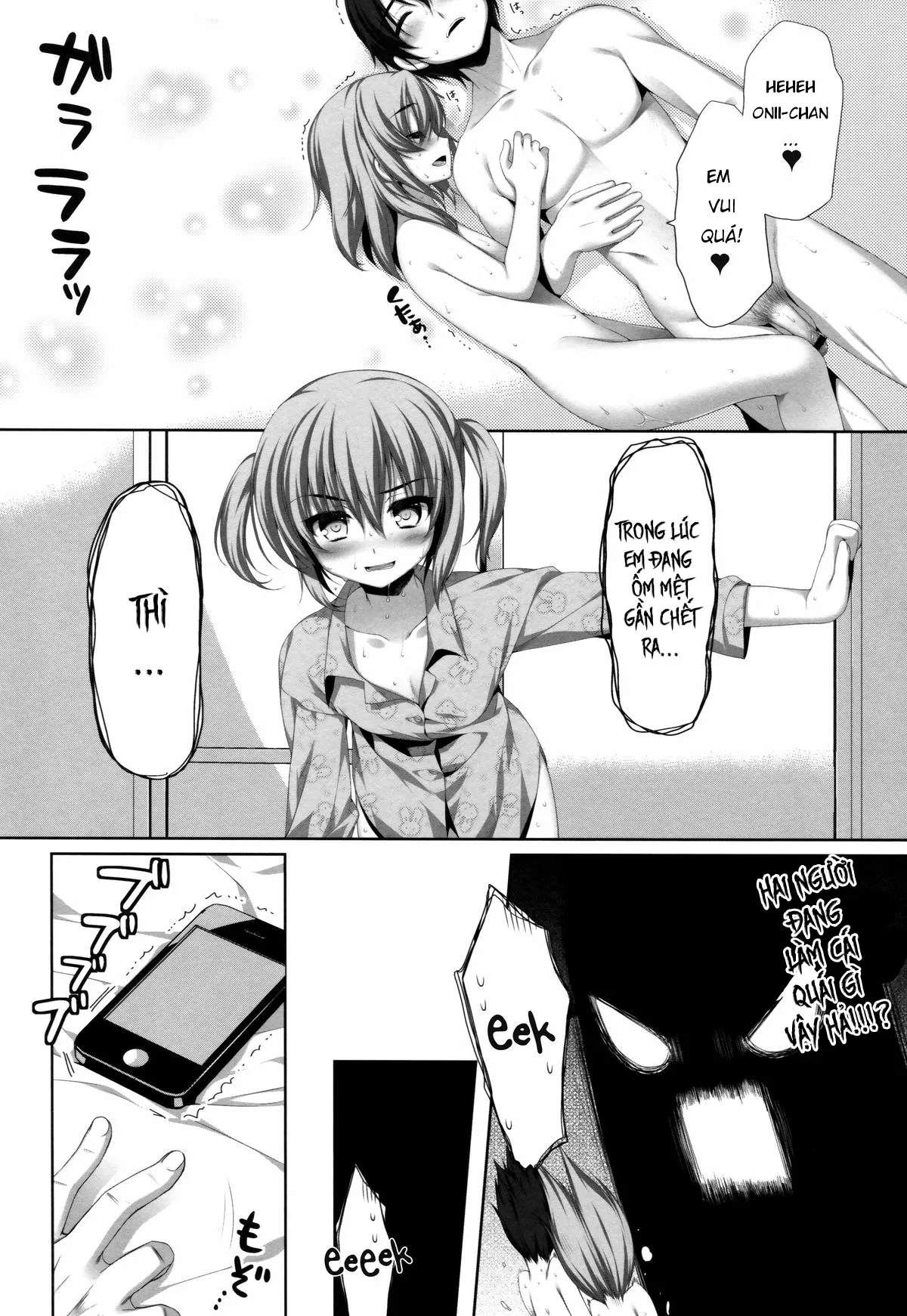 HentaiVN.net - Ảnh 24 - Ở cùng với hai cô em họ [Falling For My Twin Cousins; イトコの双子に堕とされた!?] - Takanashi Yui