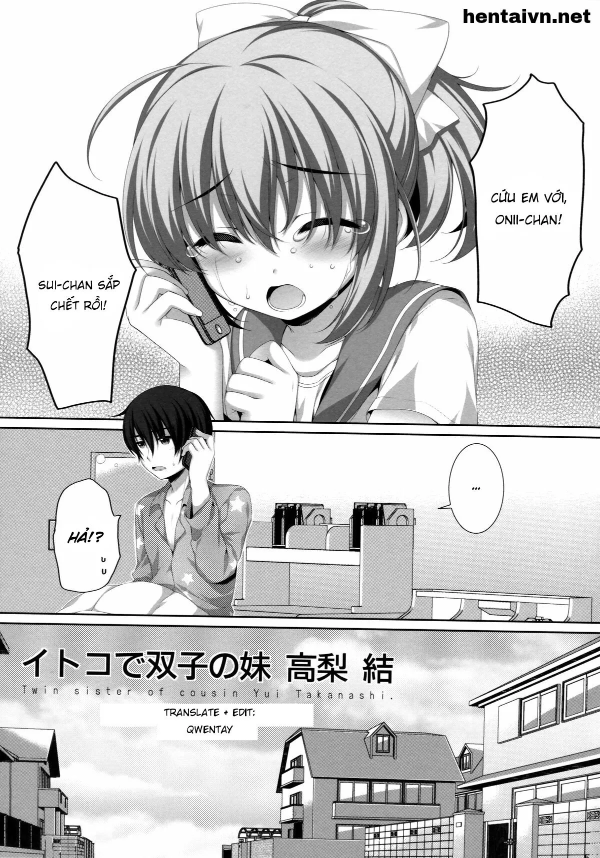 HentaiVN.net - Ảnh 5 - Ở cùng với hai cô em họ [Falling For My Twin Cousins; イトコの双子に堕とされた!?] - Takanashi Yui