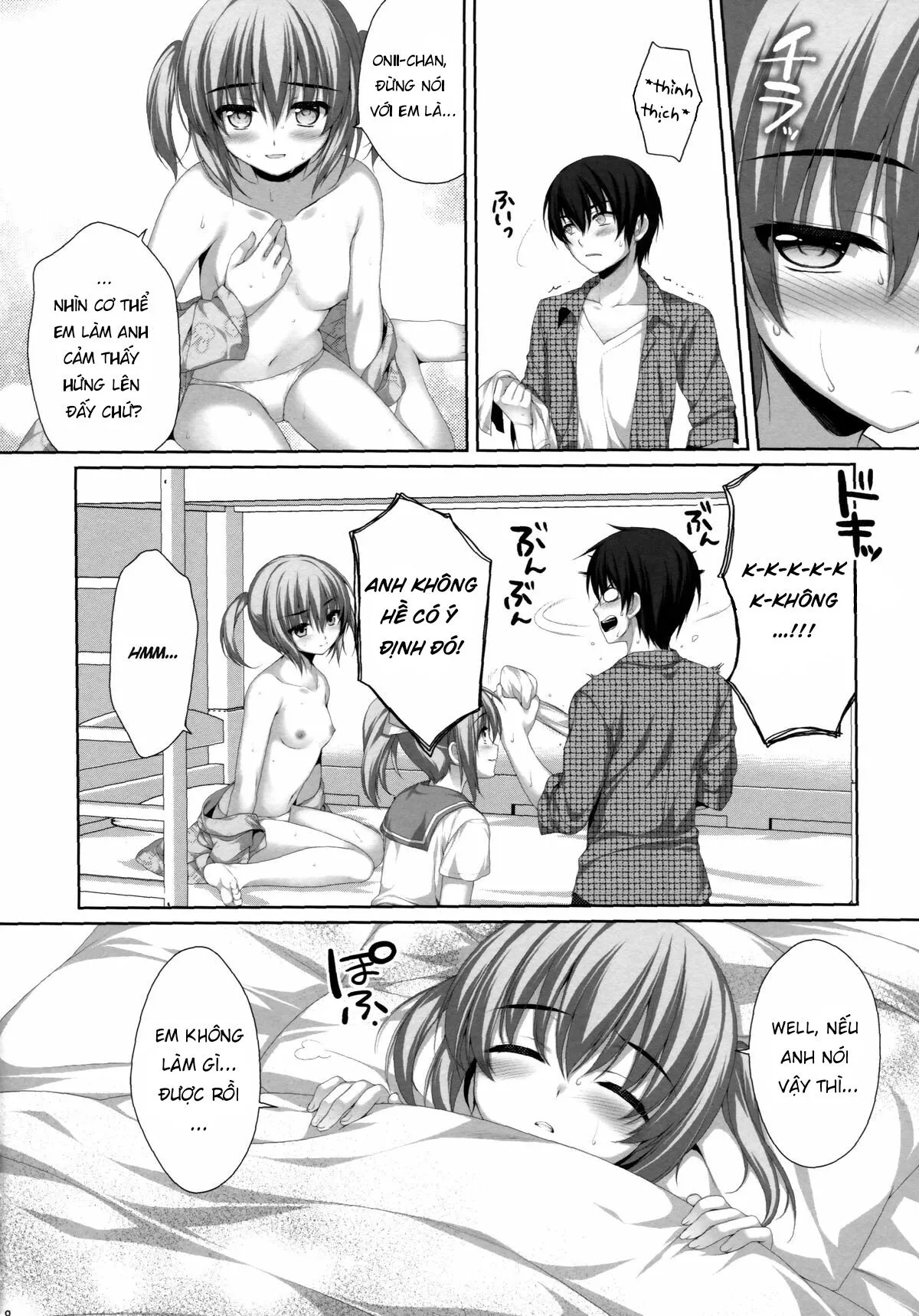 HentaiVN.net - Ảnh 8 - Ở cùng với hai cô em họ [Falling For My Twin Cousins; イトコの双子に堕とされた!?] - Takanashi Yui