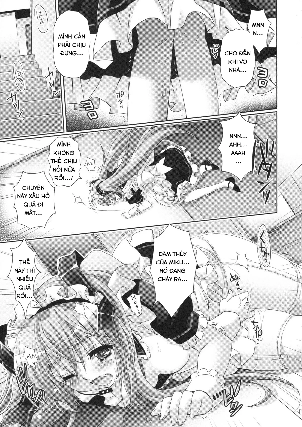 HentaiVN.net - Ảnh 10 - Seri Hatsune Miku - Em sẽ dọn dẹp tất cả cho anh ( maid miku )