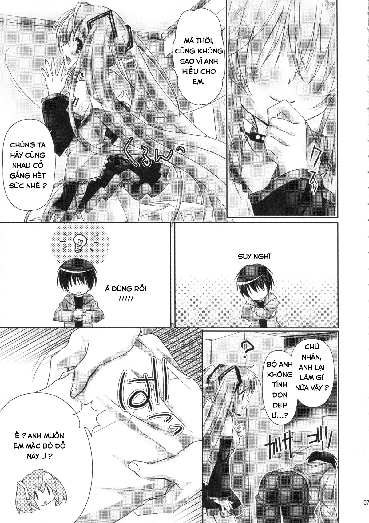 HentaiVN.net - Ảnh 6 - Seri Hatsune Miku - Em sẽ dọn dẹp tất cả cho anh ( maid miku )