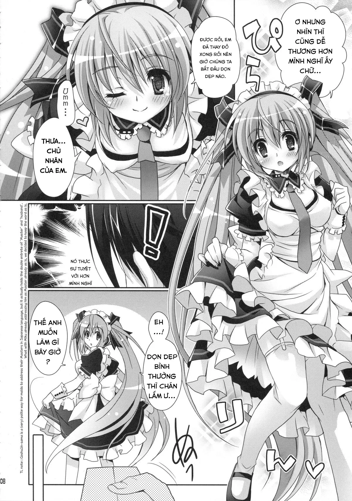 HentaiVN.net - Ảnh 7 - Seri Hatsune Miku - Em sẽ dọn dẹp tất cả cho anh ( maid miku )