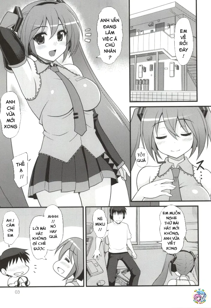 HentaiVN.net - Ảnh 3 - Seri Hatsune Miku - Phần thưởng đặc biệt của Miku