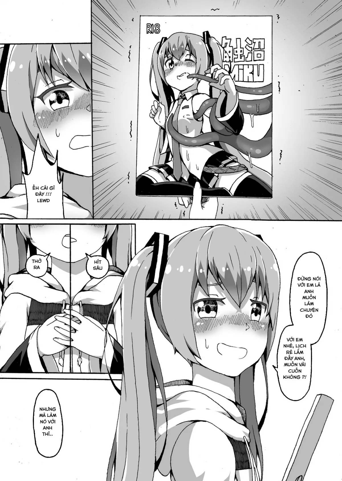 HentaiVN.net - Ảnh 15 - Seri Hatsune Miku - Một ngày với miku