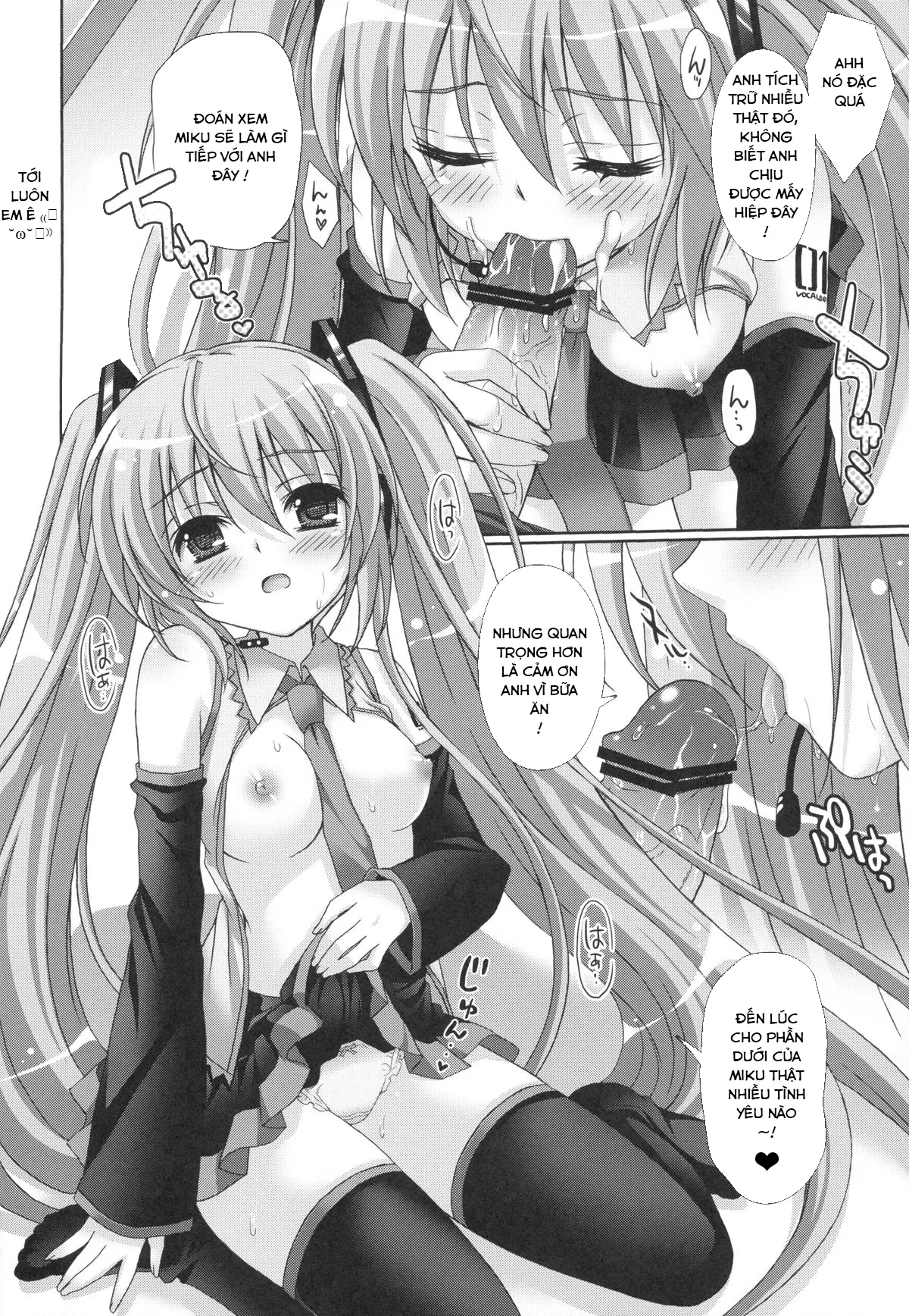 HentaiVN.net - Ảnh 7 - Seri Hatsune Miku - Anh vẫn luôn chờ em Miku