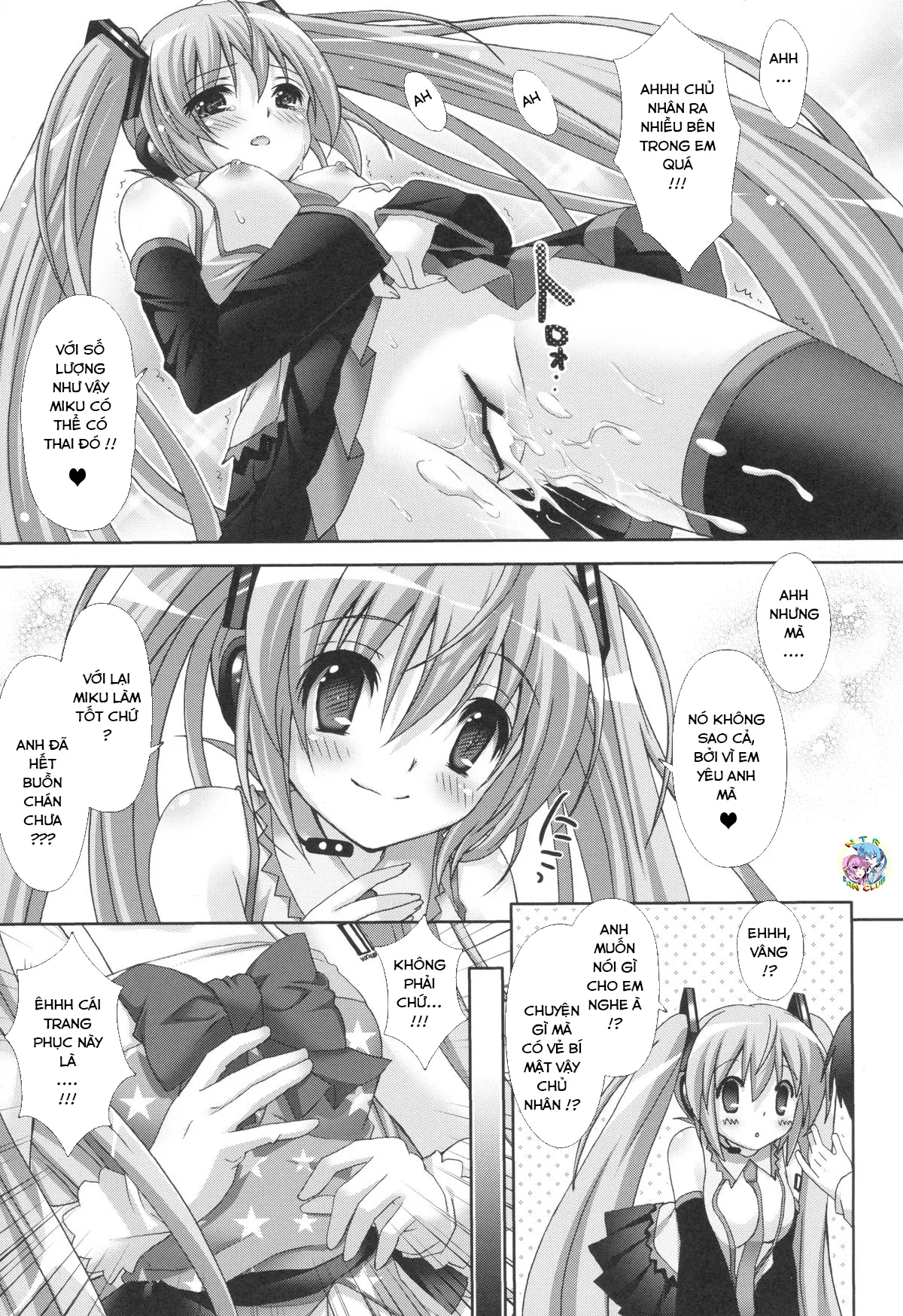 HentaiVN.net - Ảnh 11 - Seri Hatsune Miku - Anh vẫn luôn chờ em Miku