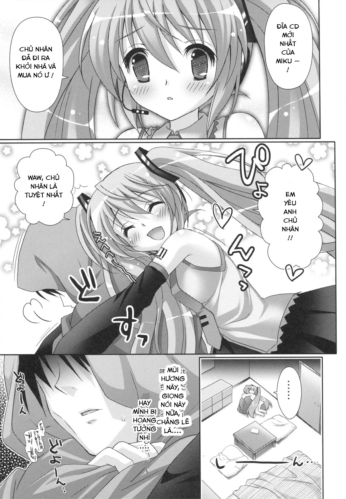 HentaiVN.net - Ảnh 4 - Seri Hatsune Miku - Anh vẫn luôn chờ em Miku