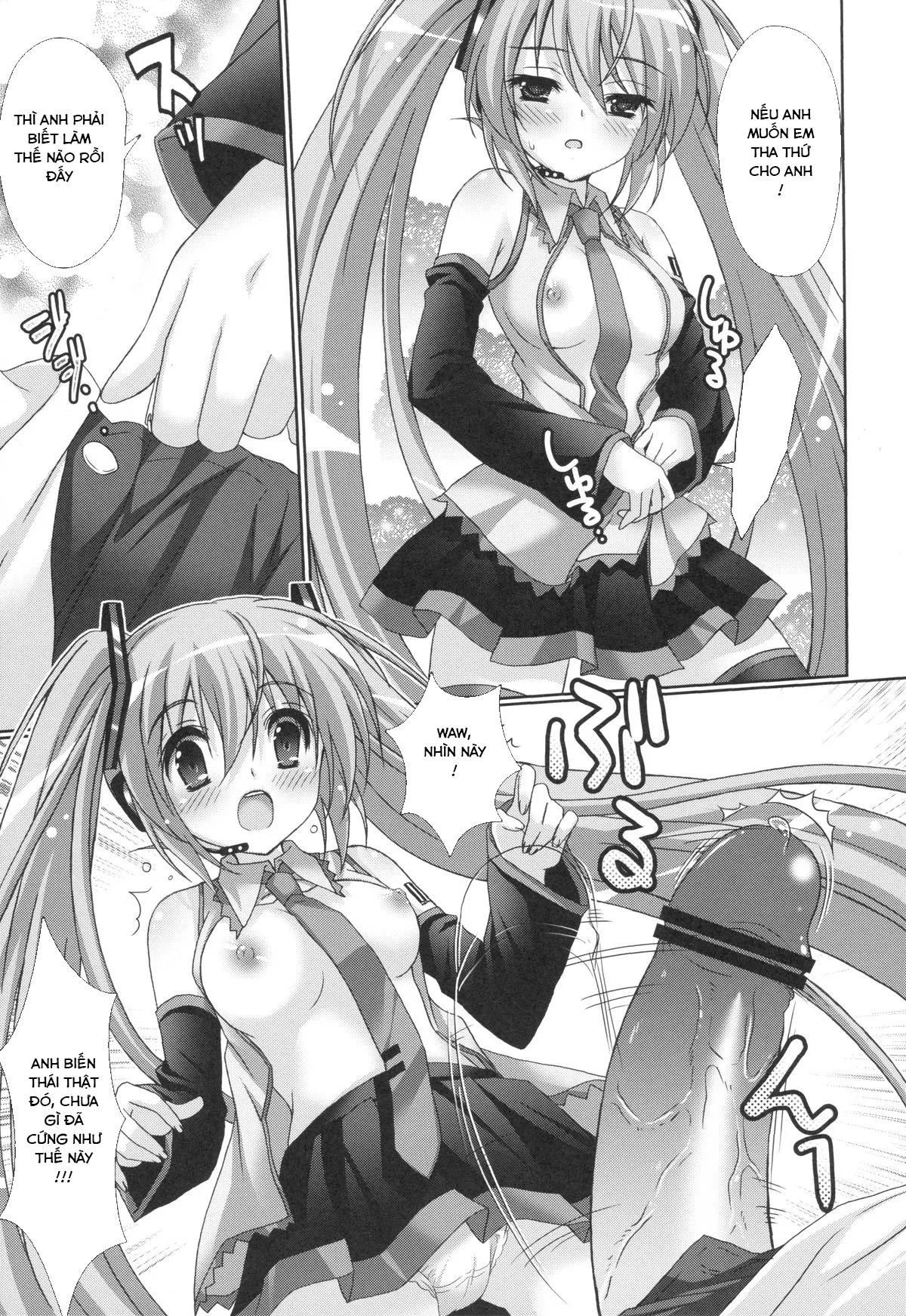 HentaiVN.net - Ảnh 5 - Seri Hatsune Miku - Anh vẫn luôn chờ em Miku