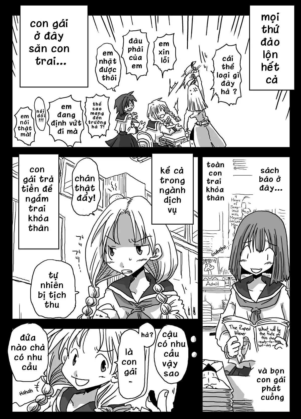 HentaiVN.net - Ảnh 5 - Lạ Collection [Curse; A Method to Marry Hotaru-chan the JK; Break the Silence; Teisou Gyakuten Sekai] - World of Reversed Gender Roles Chapter 1