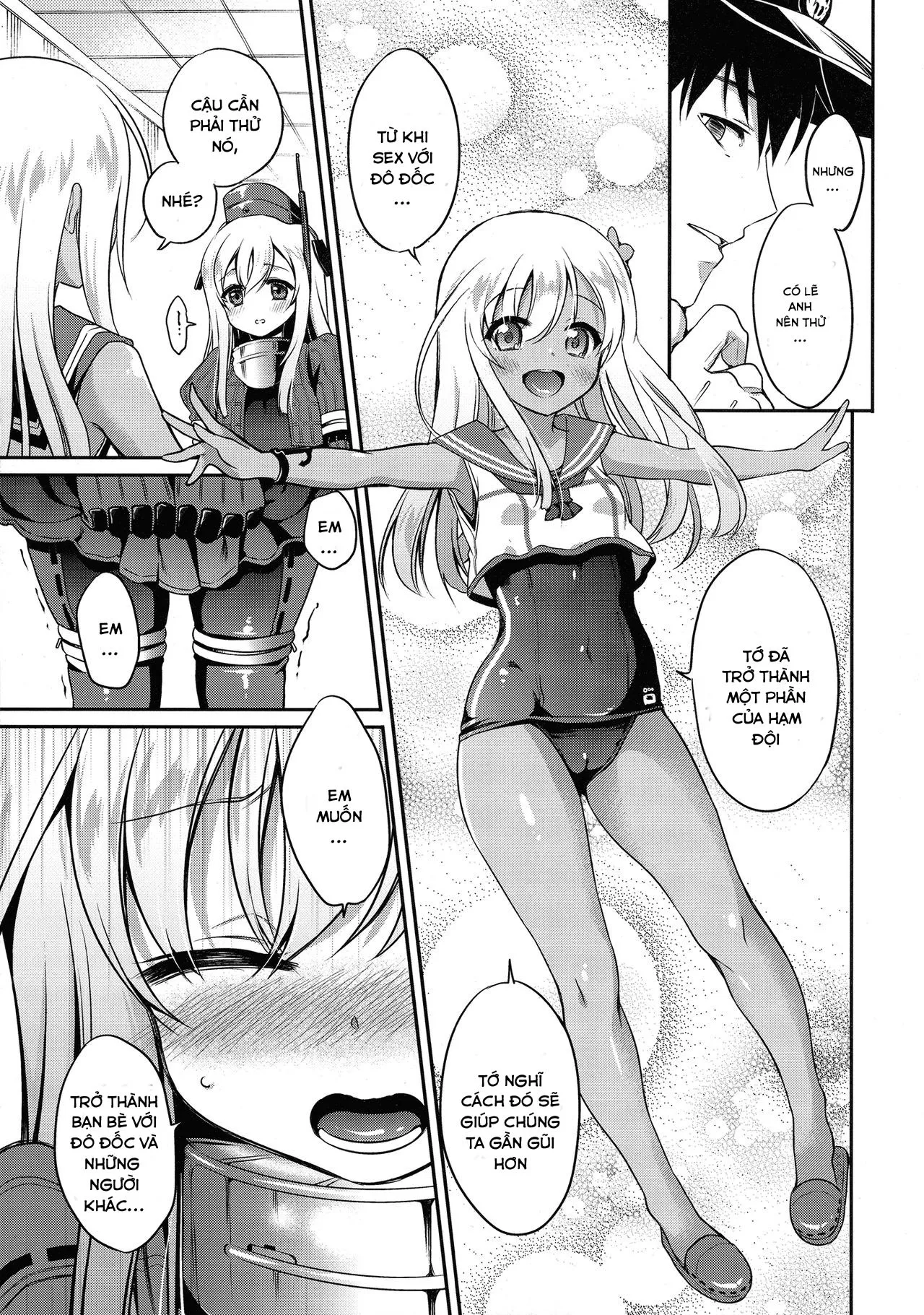 HentaiVN.net - Ảnh 8 - Tuyển Tập KanColle Oneshot - Chap 2 - RO-chan ga U-ni oshiete ageru desutte! [sasachinn]