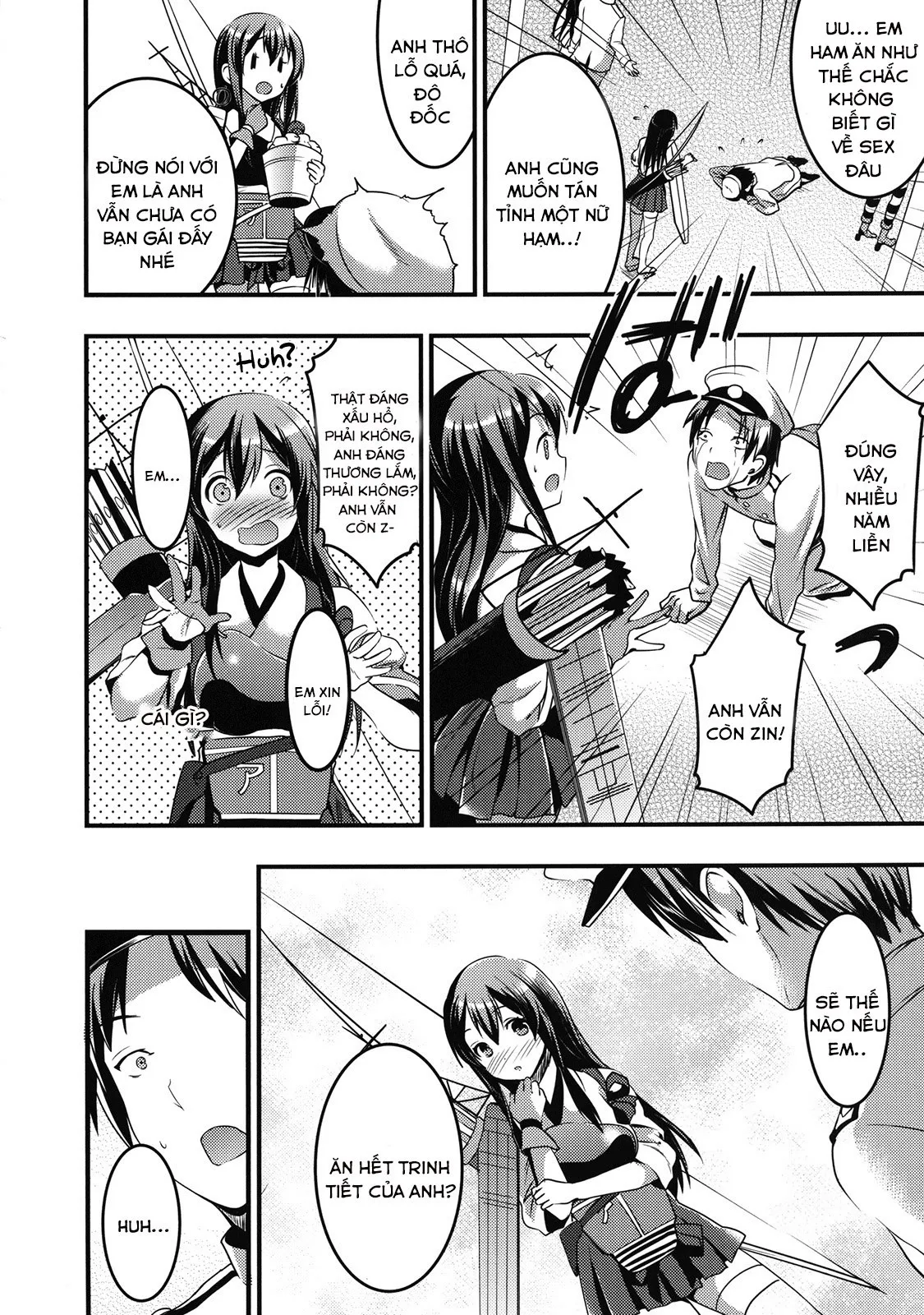 HentaiVN.net - Ảnh 3 - Tuyển Tập KanColle Oneshot - Chap 5 - Teitoku no Doutei wa Akagi ga Oishiku Itadakimashita [Otabe Sakura]
