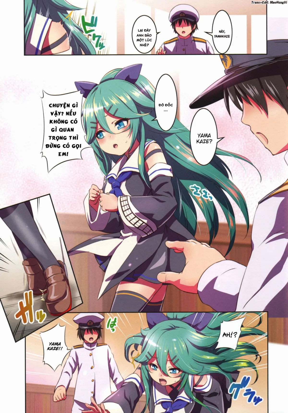 HentaiVN.net - Ảnh 3 - Tuyển Tập KanColle Oneshot - Chap 7 - Yamakaze ni Kamaitai! [Shungiku Tenudon]