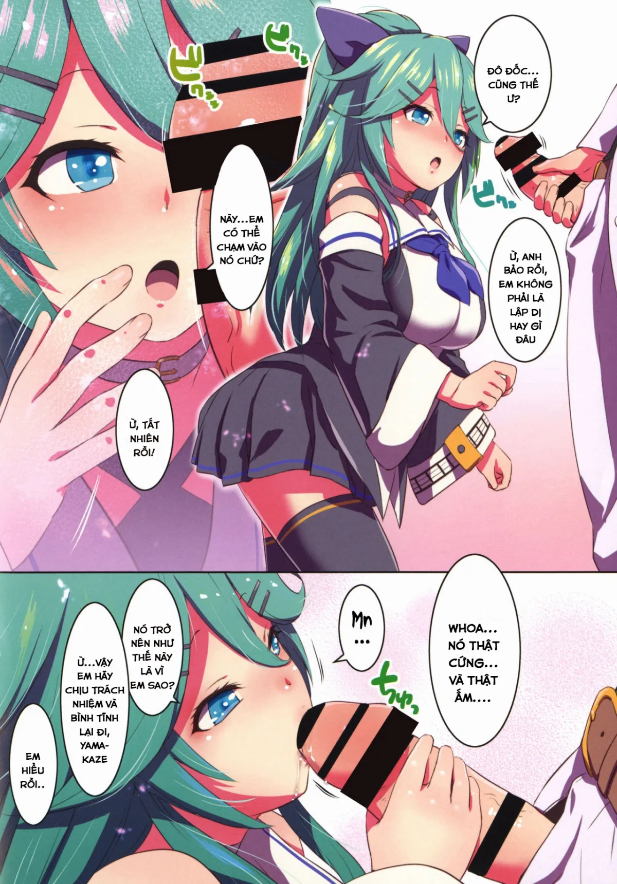 HentaiVN.net - Ảnh 6 - Tuyển Tập KanColle Oneshot - Chap 7 - Yamakaze ni Kamaitai! [Shungiku Tenudon]