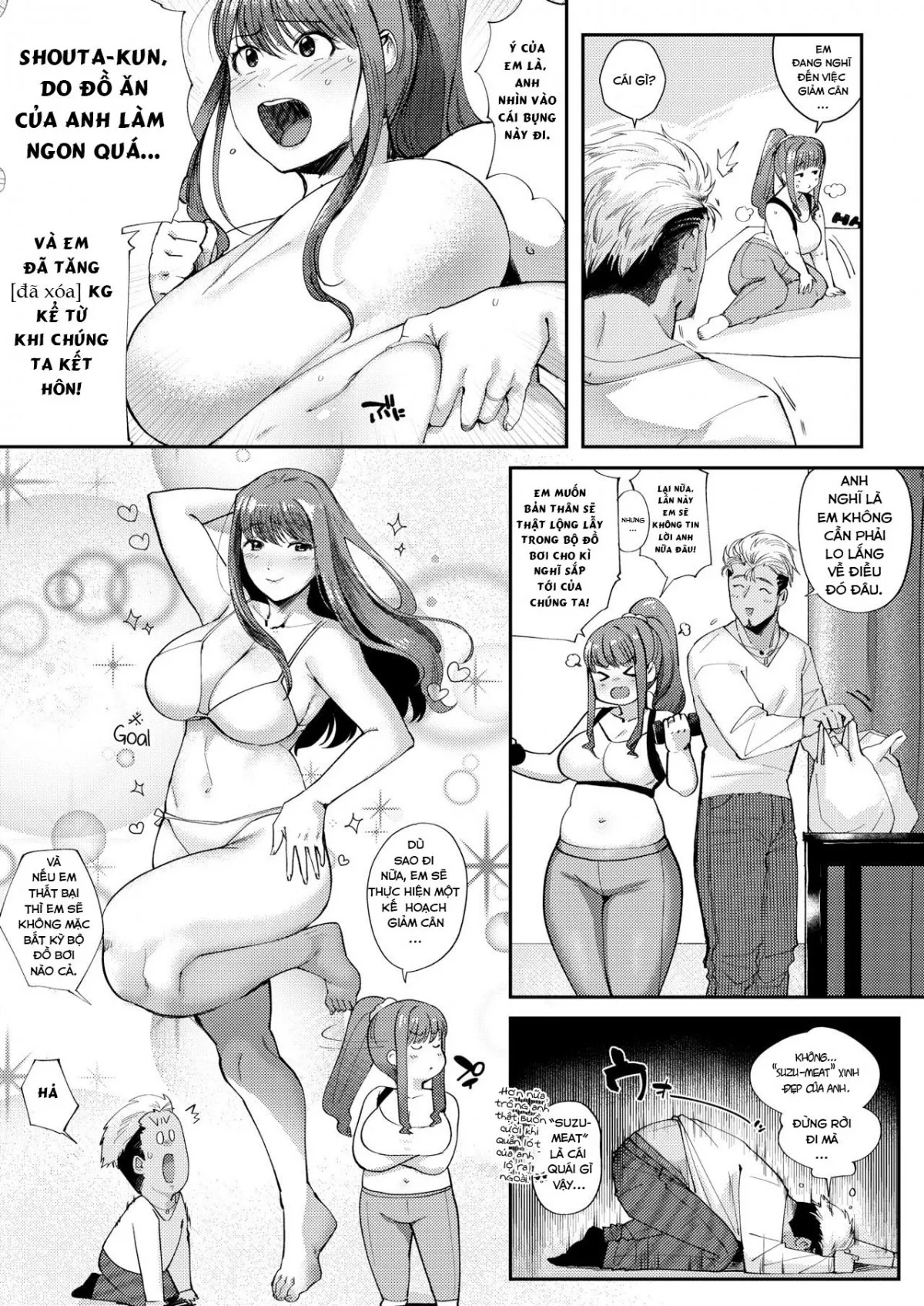 HentaiVN.net - Ảnh 3 - Vợ yêu Suzu-chan [Love Wife Suzu-chan] - Oneshot