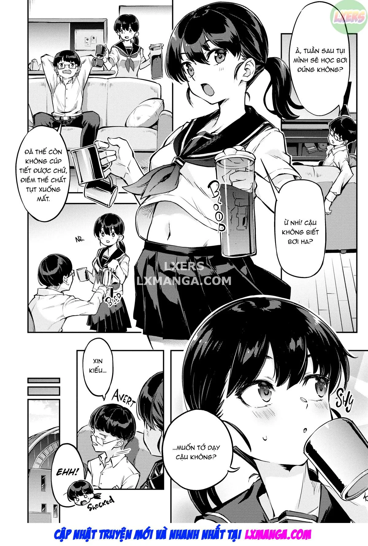 HentaiVN.net - Ảnh 3 - Bunny Mating Season - Chap 5 - Go with the School Swimsuit!