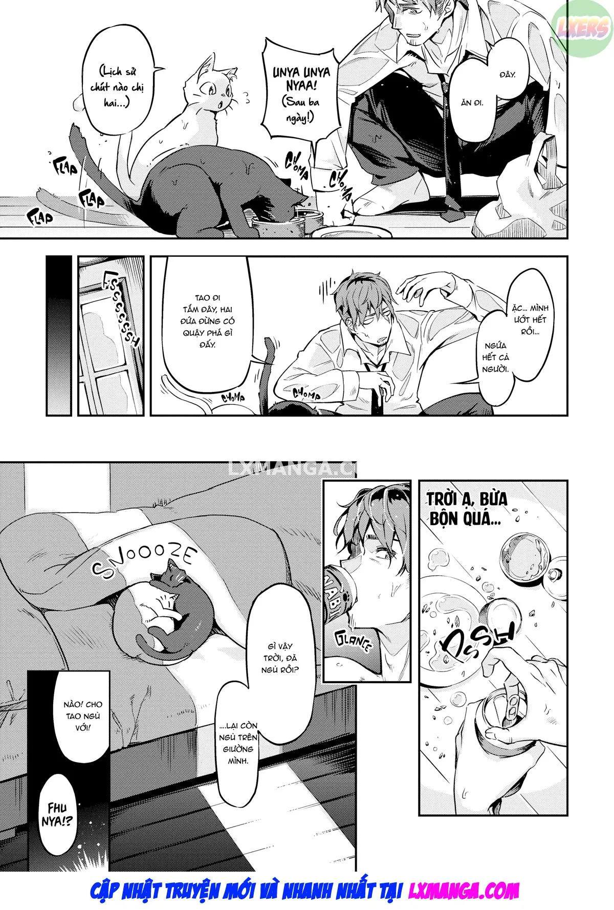 HentaiVN.net - Ảnh 6 - Bunny Mating Season - Chap 6 - Uninvited Kitties