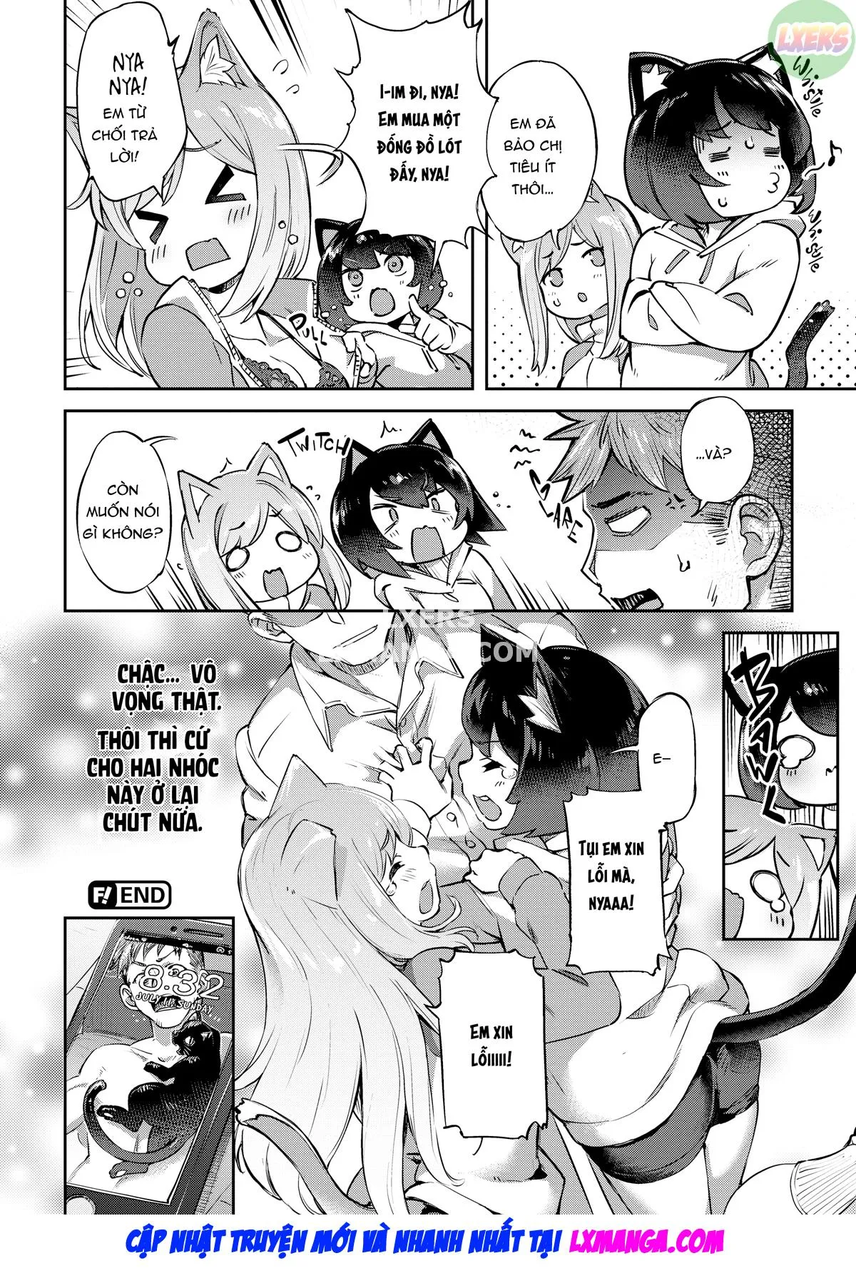 HentaiVN.net - Ảnh 17 - Bunny Mating Season - Chap 8 - Scolding Kitties | END