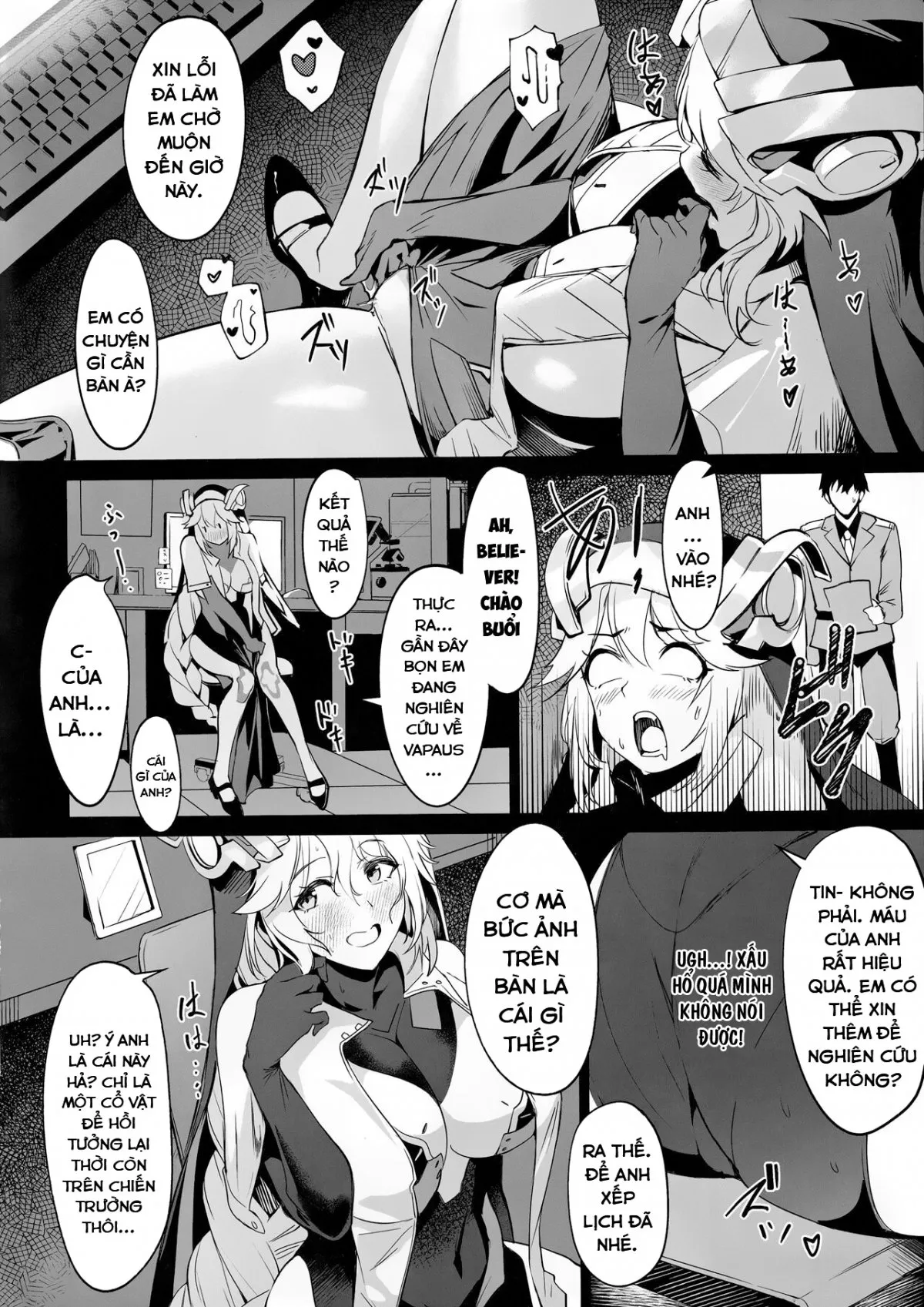 HentaiVN.net - Ảnh 6 - Cuộc hẹn với chỉ huy: Rapunzel Episode (Goddess of Victory:NIKKE) [Shikikan to Mendansuru; Meeting with the Commander: Rapunzel Episode] - Oneshot
