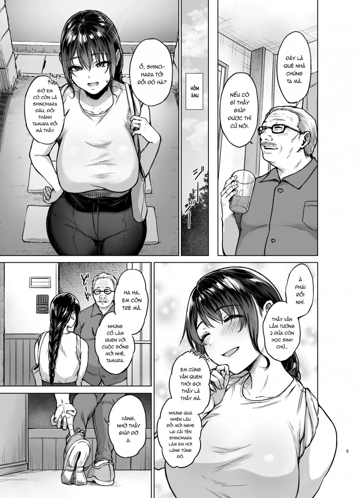 HentaiVN.net - Ảnh 5 - Thầy giáo địt tung lồn nàng thơ! [夏・田舎帰りのお手伝い] - Oneshot