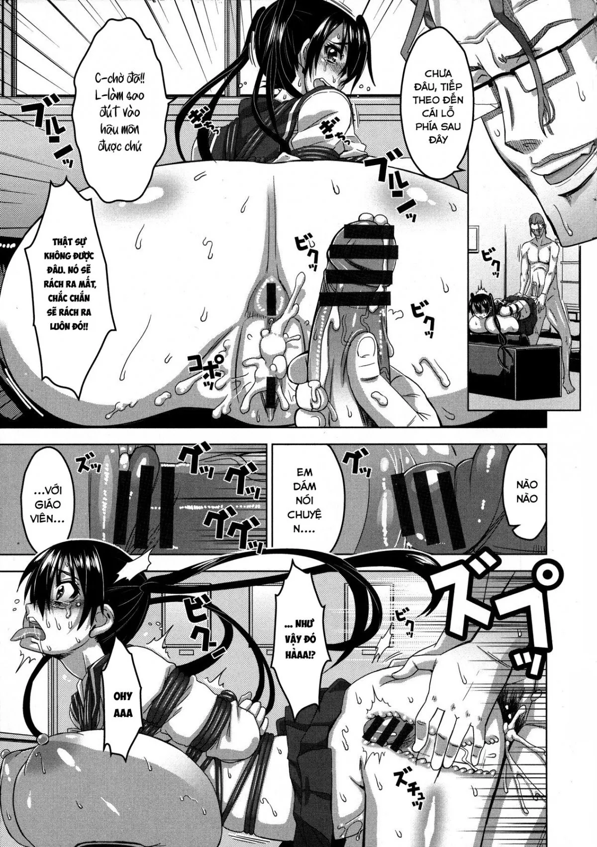 HentaiVN.net - Ảnh 18 - Hiếp vào lồn em học sinh bị chuốc thuốc! [少女捕縛] - Oneshot