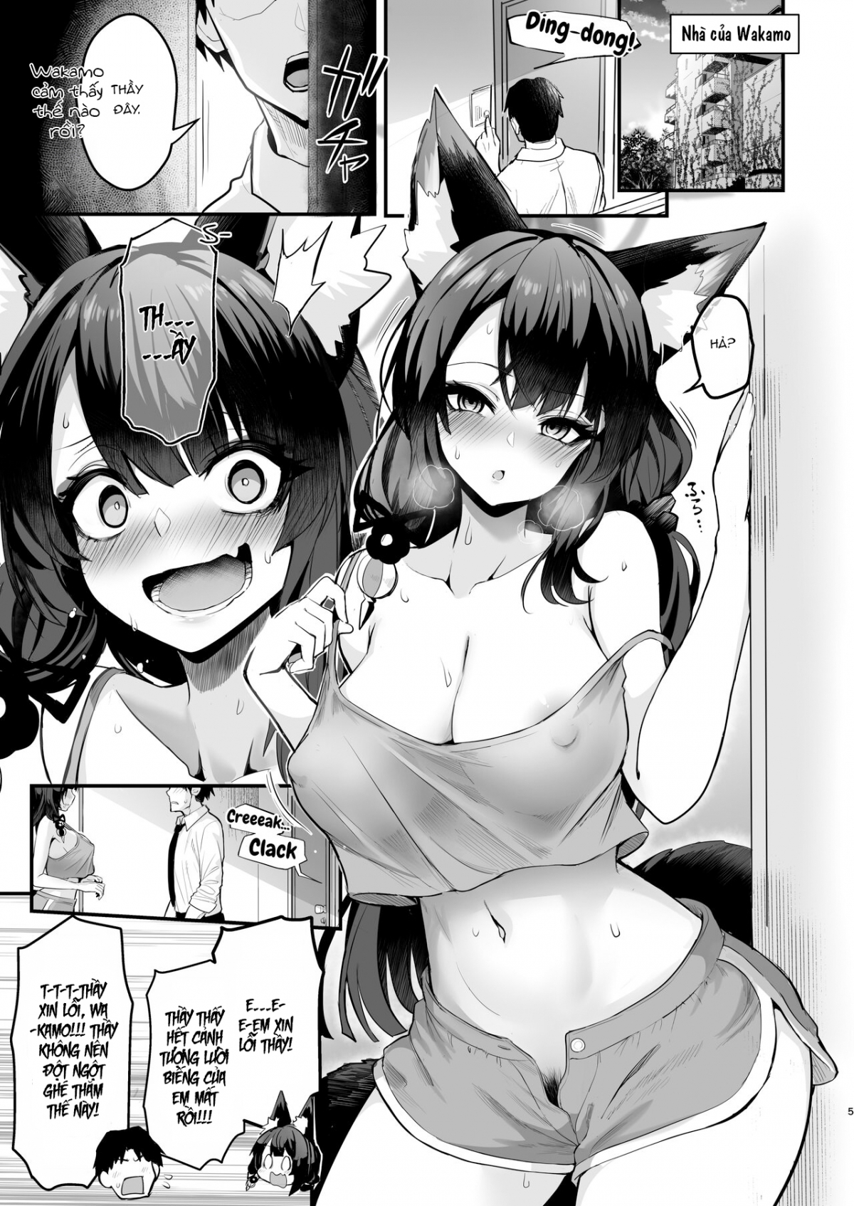 HentaiVN.net - Ảnh 7 - Wakamo À, Em Bị Cảm Rồi Kìa [Wakamo-san, sore Kaze desu.] - 1bawns