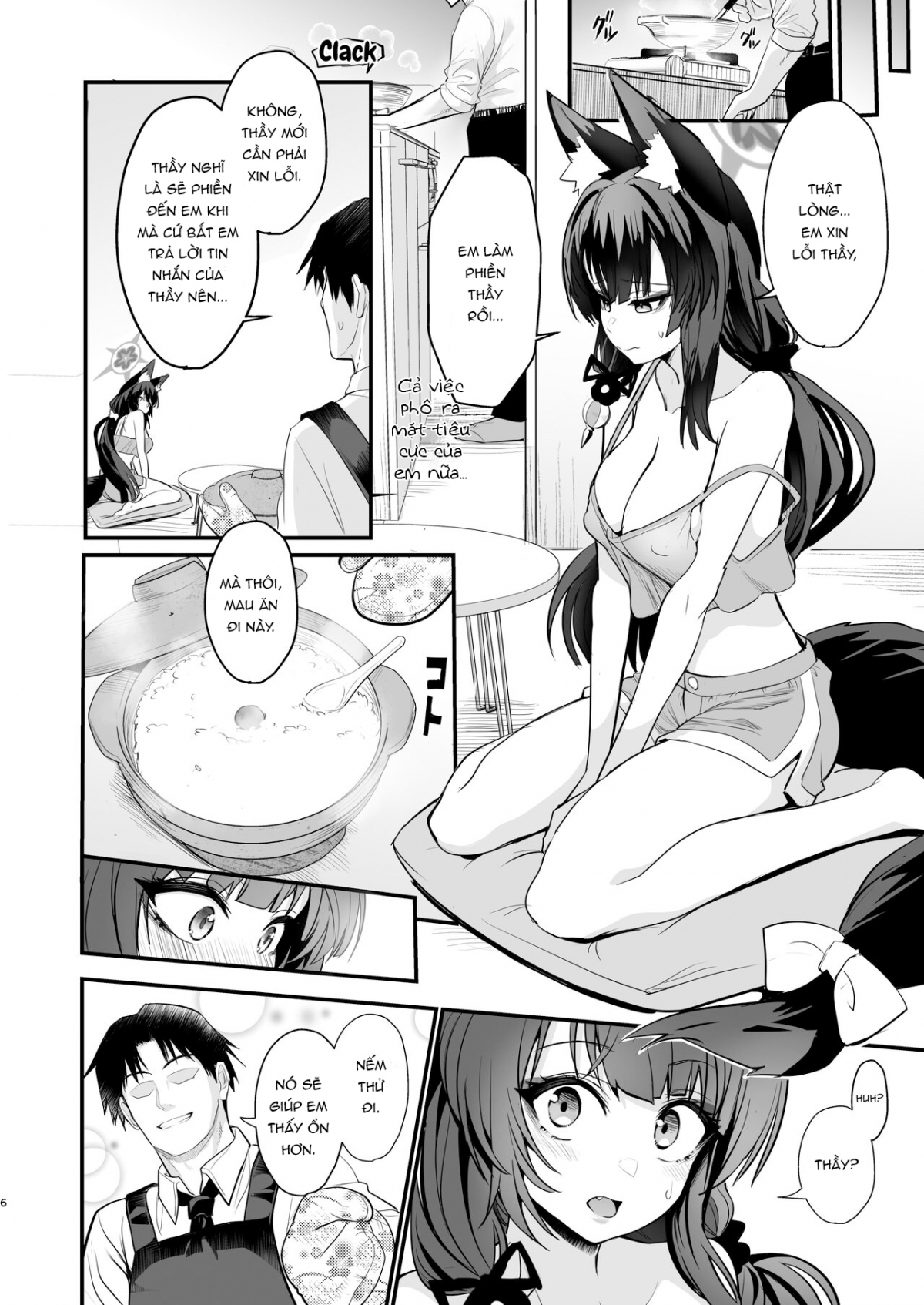 HentaiVN.net - Ảnh 8 - Wakamo À, Em Bị Cảm Rồi Kìa [Wakamo-san, sore Kaze desu.] - 1bawns