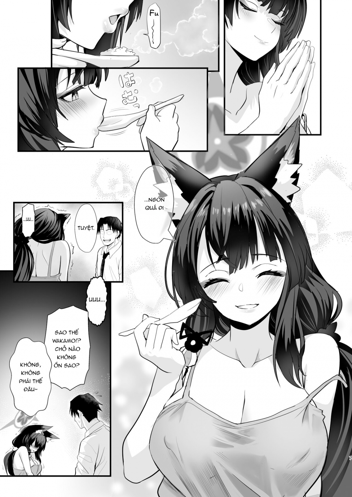 HentaiVN.net - Ảnh 9 - Wakamo À, Em Bị Cảm Rồi Kìa [Wakamo-san, sore Kaze desu.] - 1bawns
