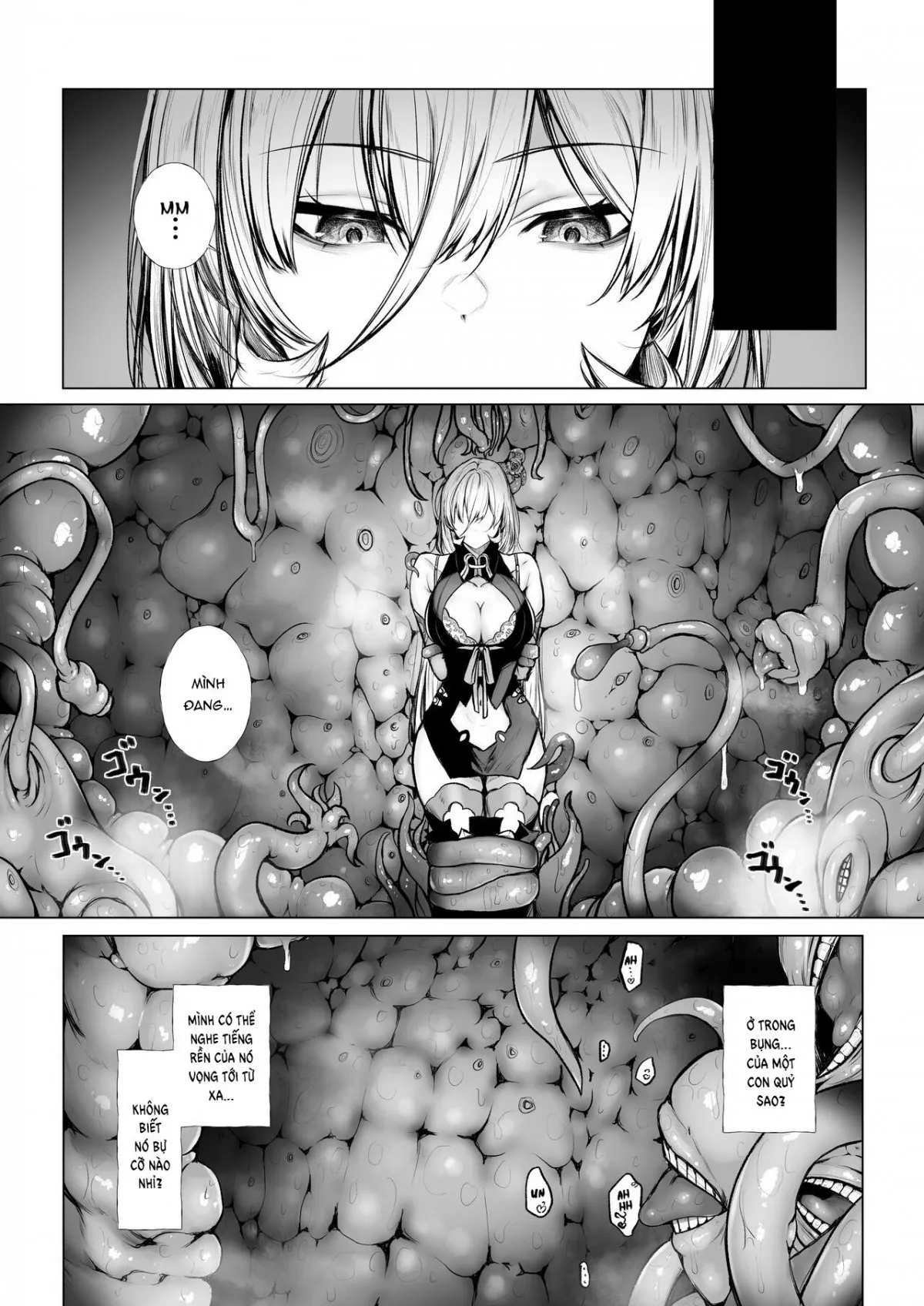 HentaiVN.net - Ảnh 3 - Shokushu ni Tsukamatchatta [Captured by Tentacles] - Oneshot