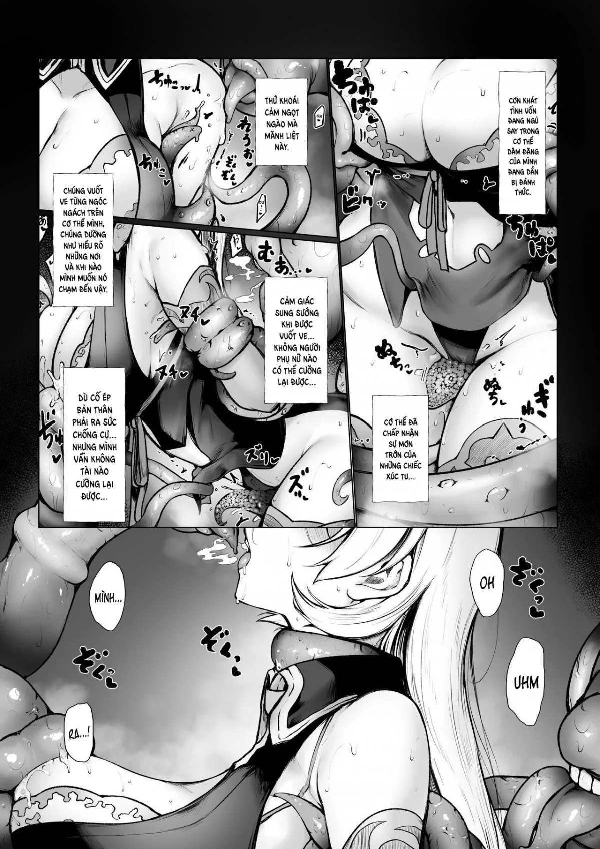 HentaiVN.net - Ảnh 5 - Shokushu ni Tsukamatchatta [Captured by Tentacles] - Oneshot