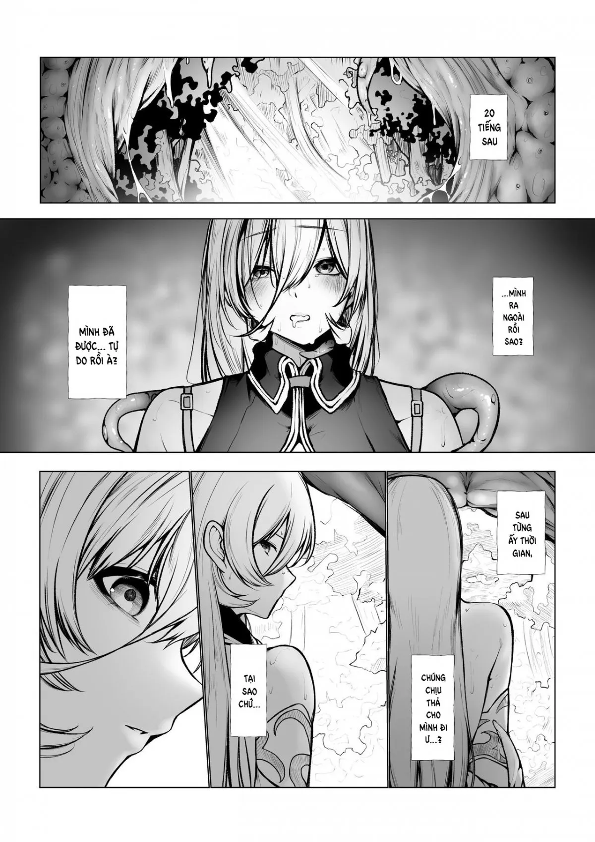 HentaiVN.net - Ảnh 9 - Shokushu ni Tsukamatchatta [Captured by Tentacles] - Oneshot