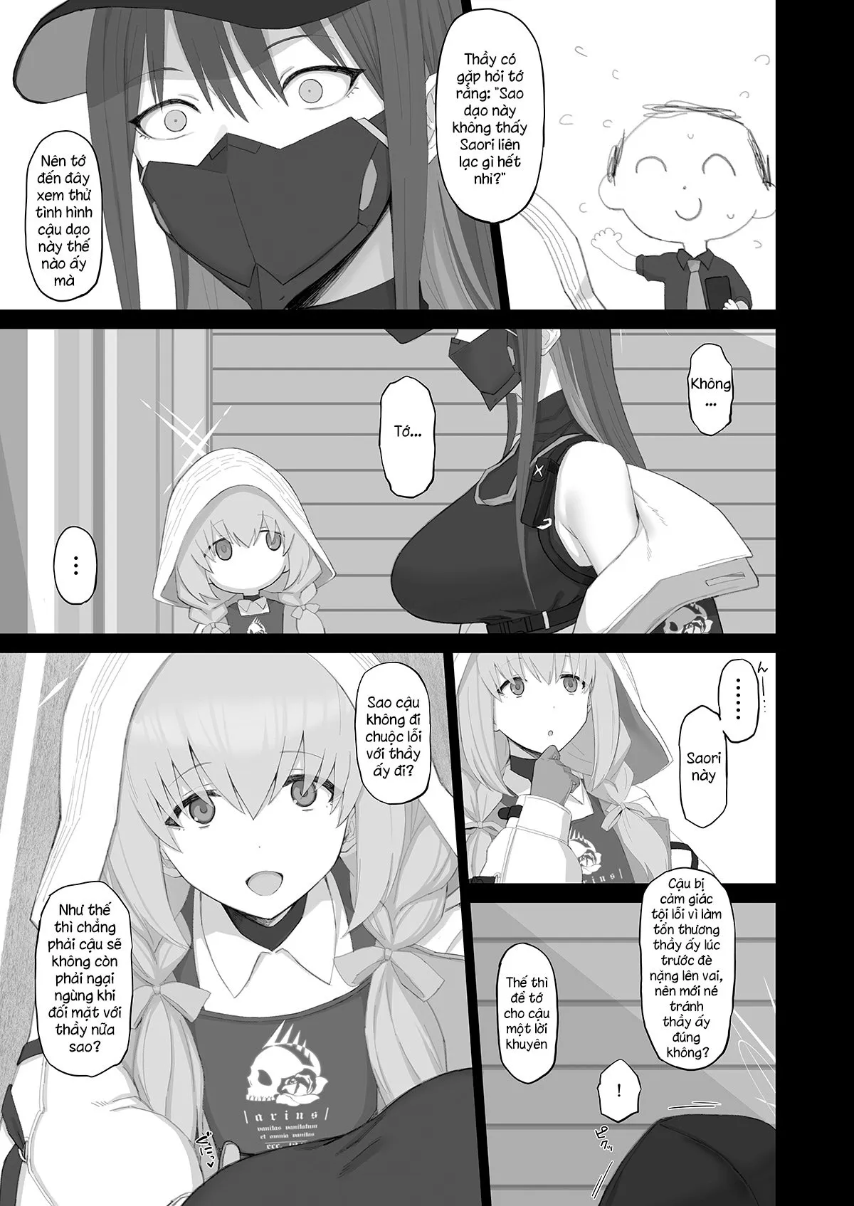 HentaiVN.net - Ảnh 4 - Muchi ni Shokuzai Kyouiku ni Nikuyoku (Blue Archive) [無知に贖罪 教育に肉欲 ; Nhục dục chuộc lỗi cho sự vô tri] - Nhục dục chuộc lỗi cho sự vô tri