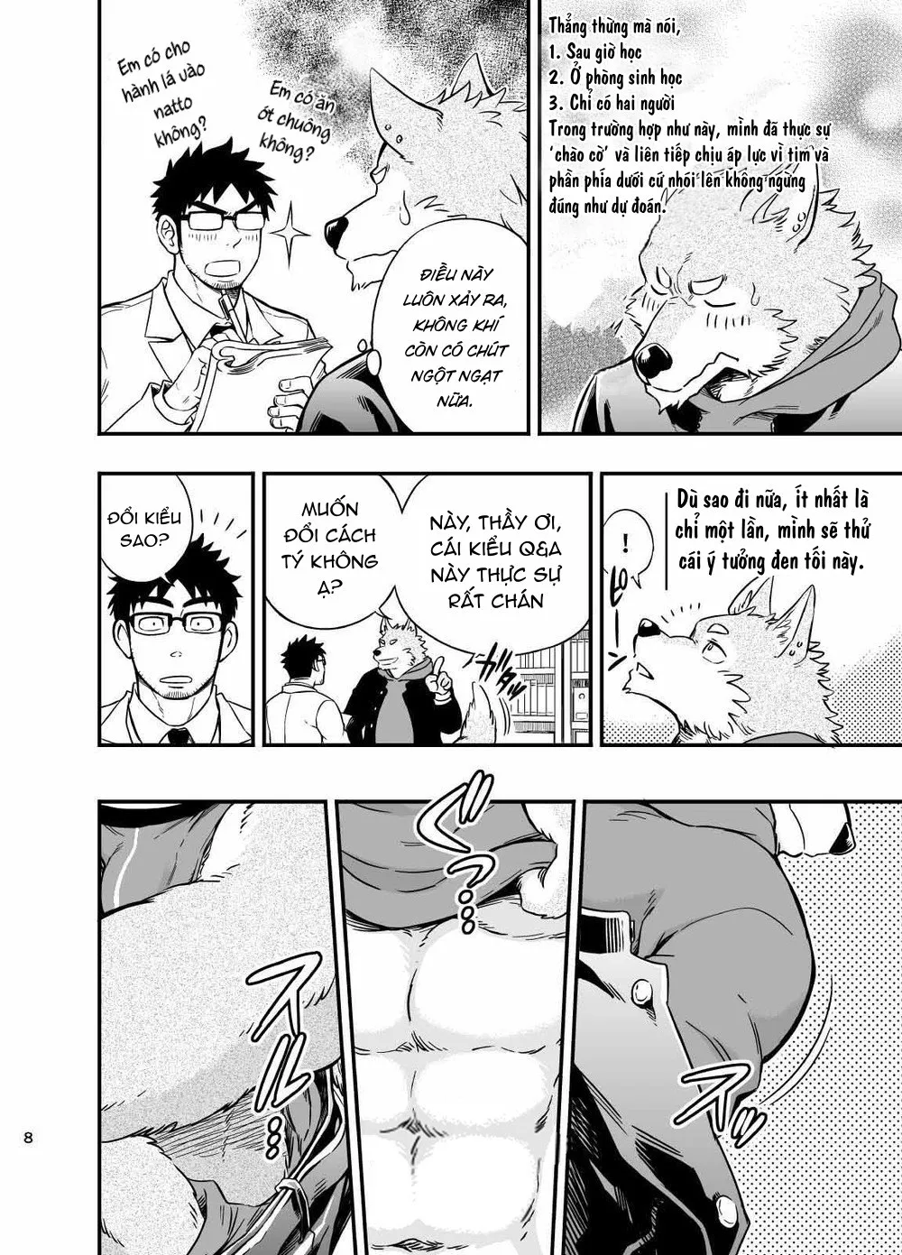 HentaiVN.net - Ảnh 10 - Sự hoang dã của Ookami-kun - Chap 1