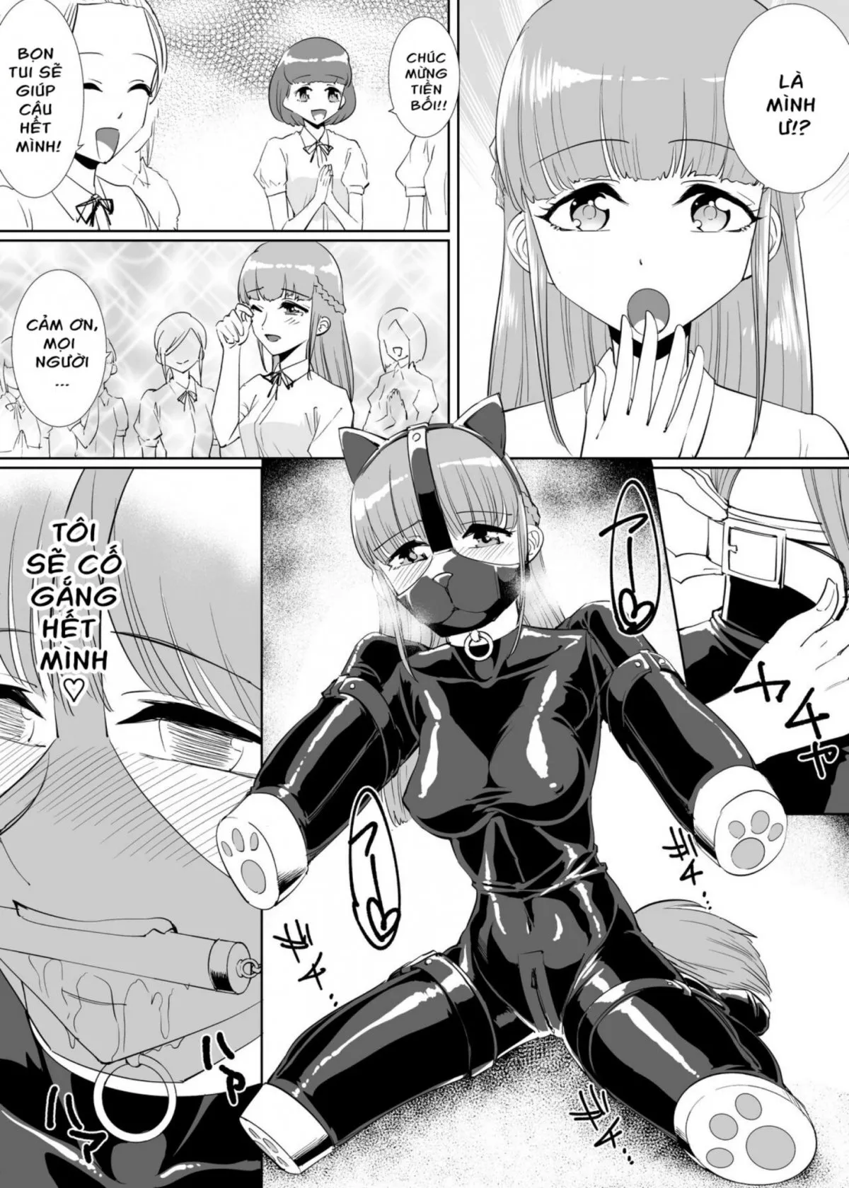 HentaiVN.net - Ảnh 6 - Câu lạc bộ chó của trường nữ sinh Rouran [Rouran Joshi Gakuen Hitoinu-bu] - Oneshot