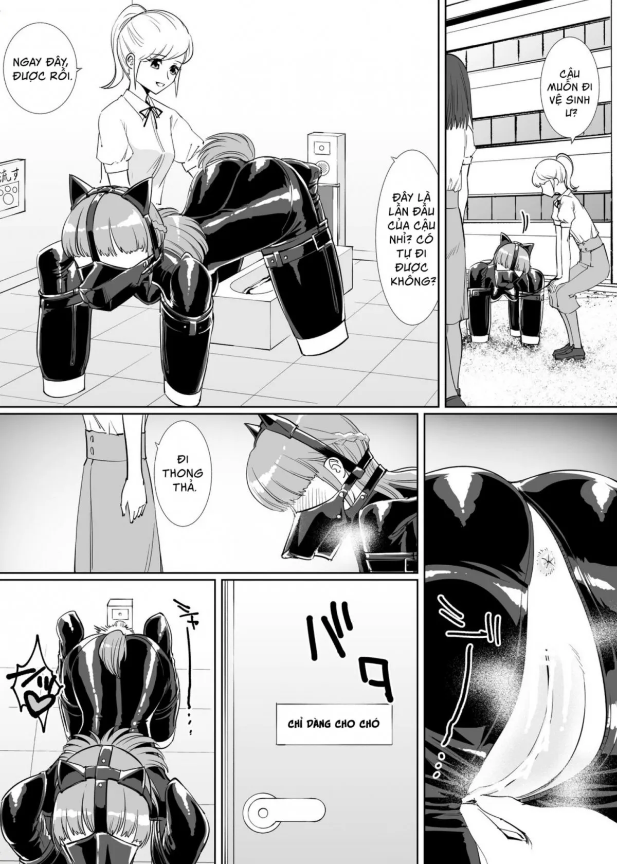 HentaiVN.net - Ảnh 9 - Câu lạc bộ chó của trường nữ sinh Rouran [Rouran Joshi Gakuen Hitoinu-bu] - Oneshot