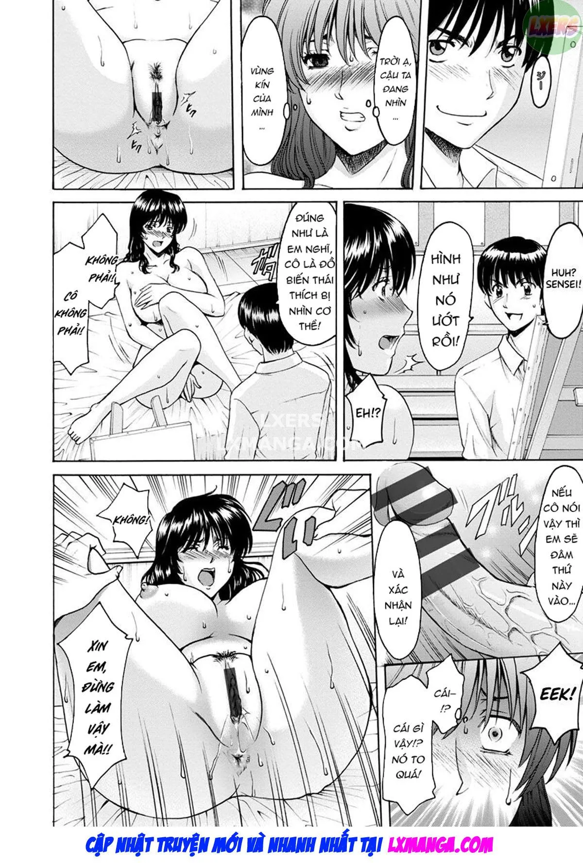 HentaiVN.net - Ảnh 11 - Jokyoushi Hunt - Chap 4