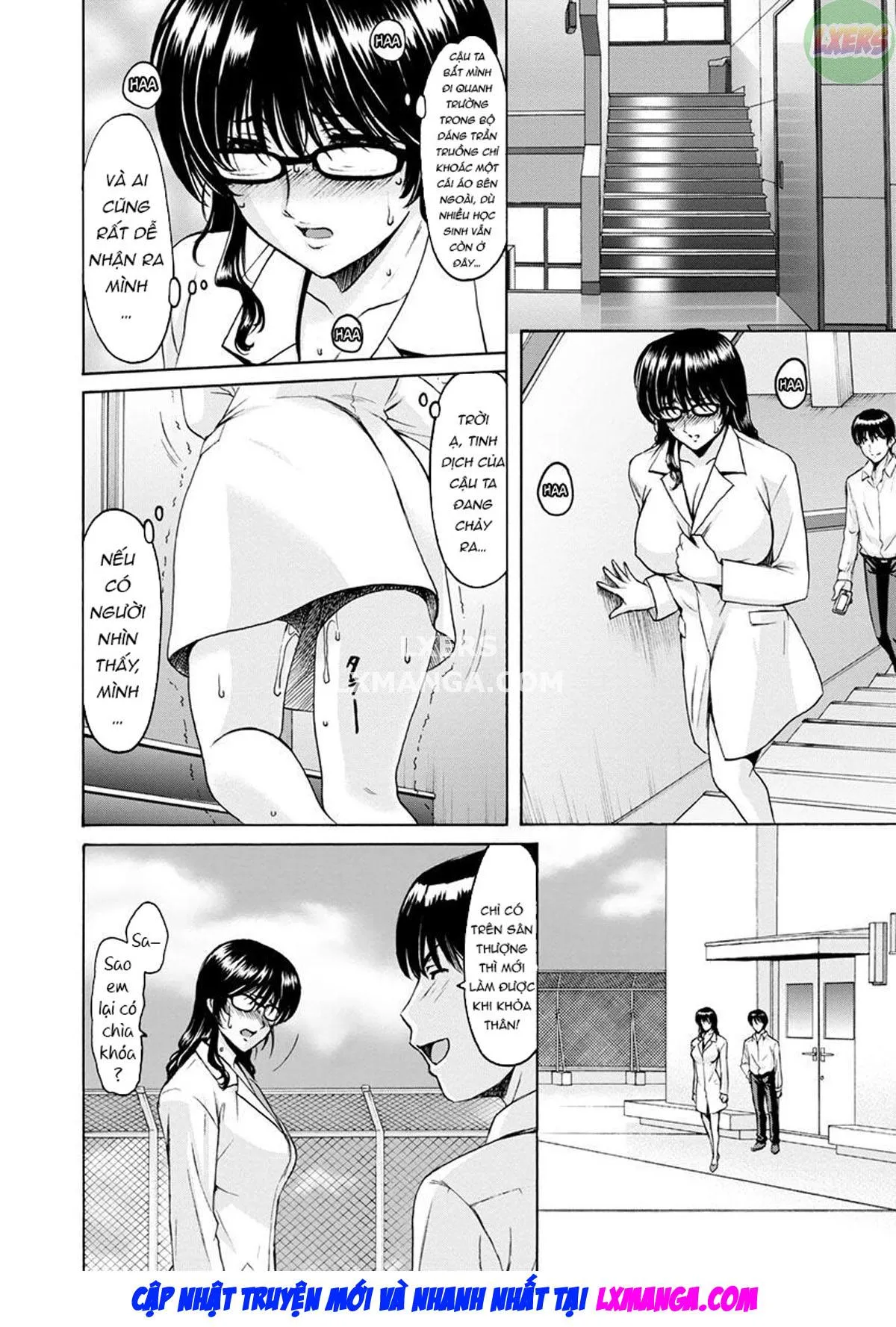 HentaiVN.net - Ảnh 17 - Jokyoushi Hunt - Chap 4